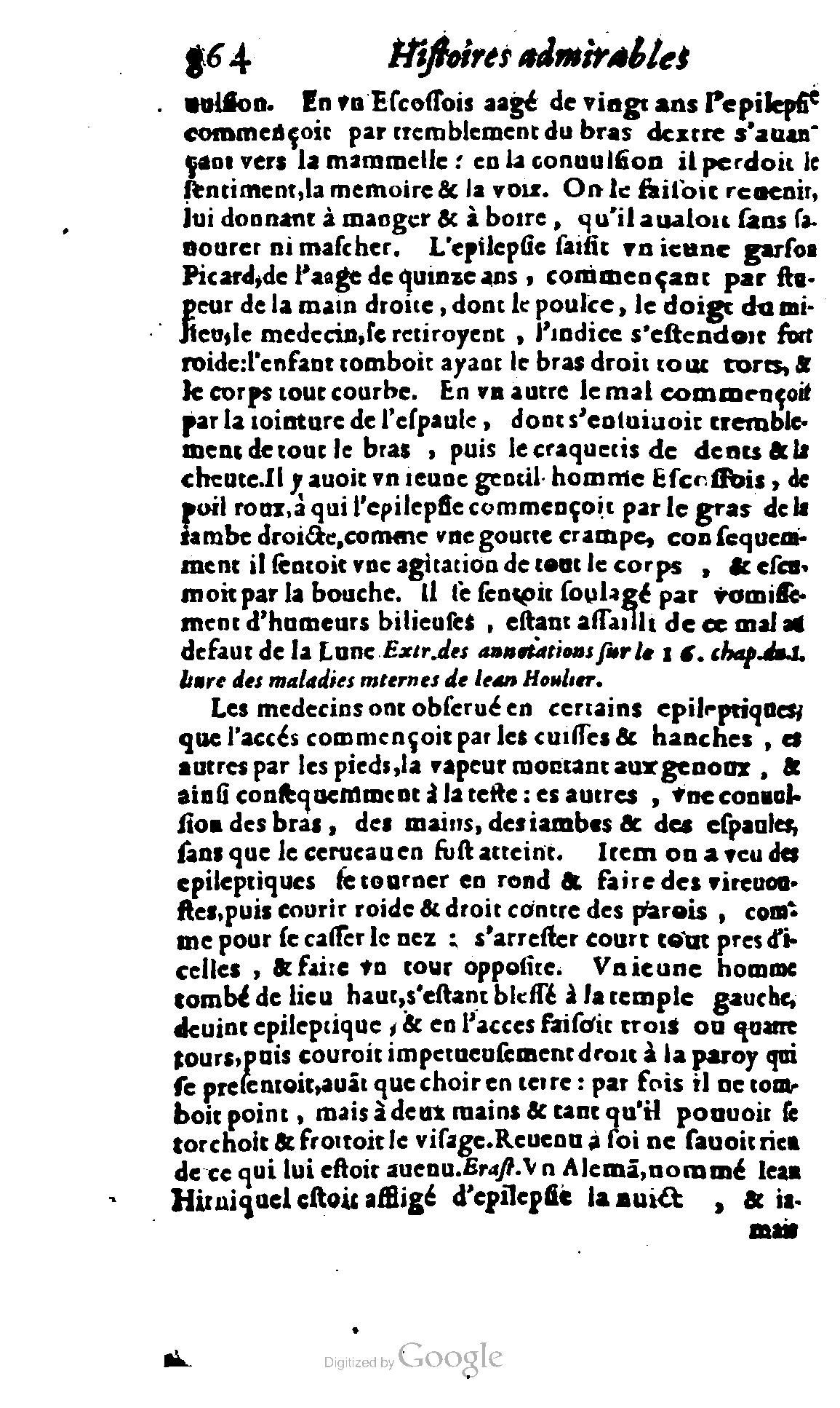 1620 - Samuel Crespin - Trésor d’histoires admirables et mémorables - BCU Lausanne