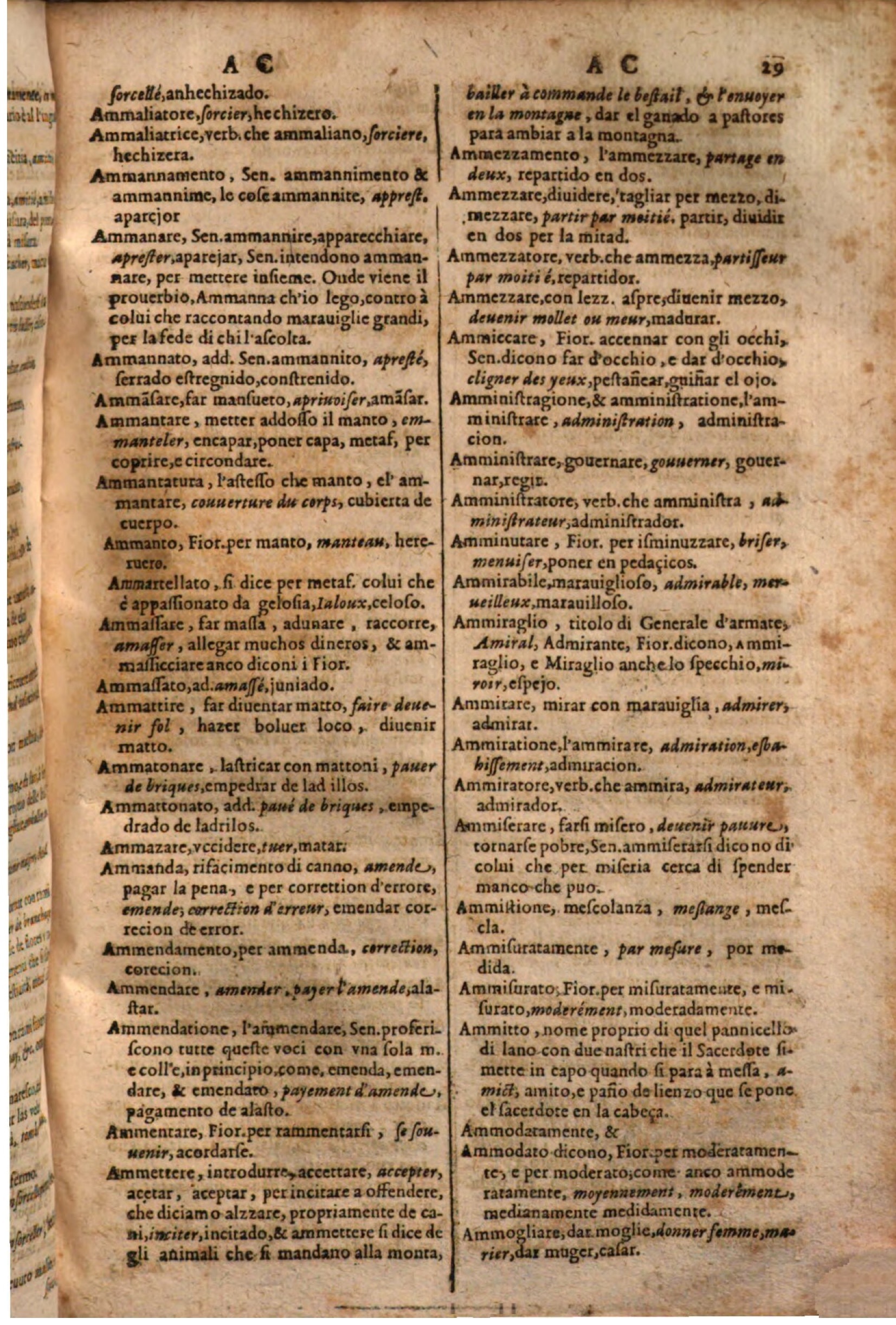 1644 - Jacques Crespin - Trésor des trois langues - Passau 1644 - Jacques Crespin - Trésor des trois langues - Passau