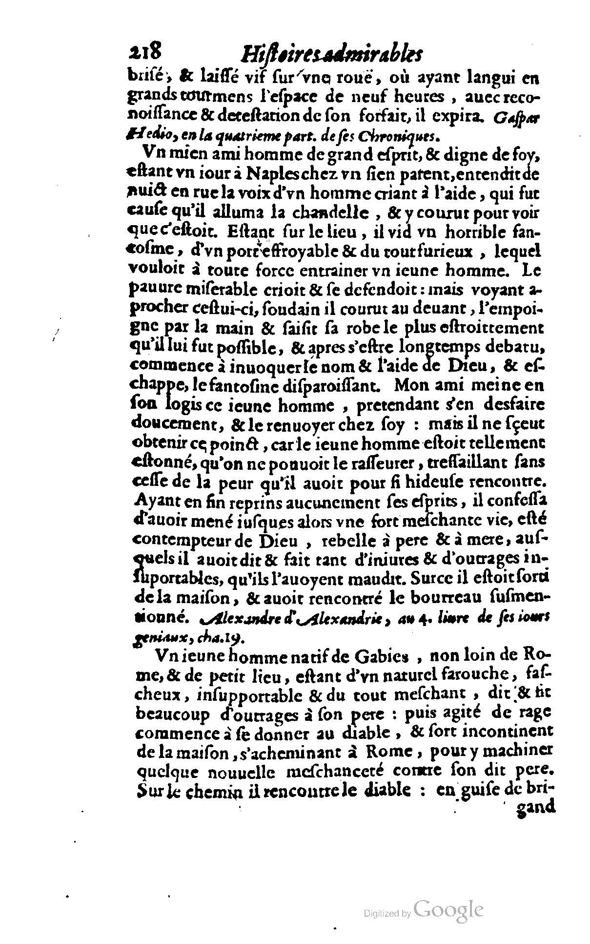 1620 - Samuel Crespin - Trésor d’histoires admirables et mémorables - BCU Lausanne