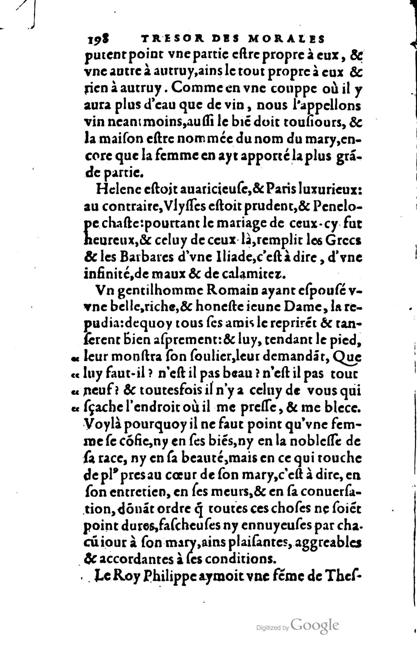 1578 - Jean Poupy - Trésor des morales de Plutarque - BSB Munich 1578 - Jean Poupy - Trésor des morales de Plutarque - BSB Munich