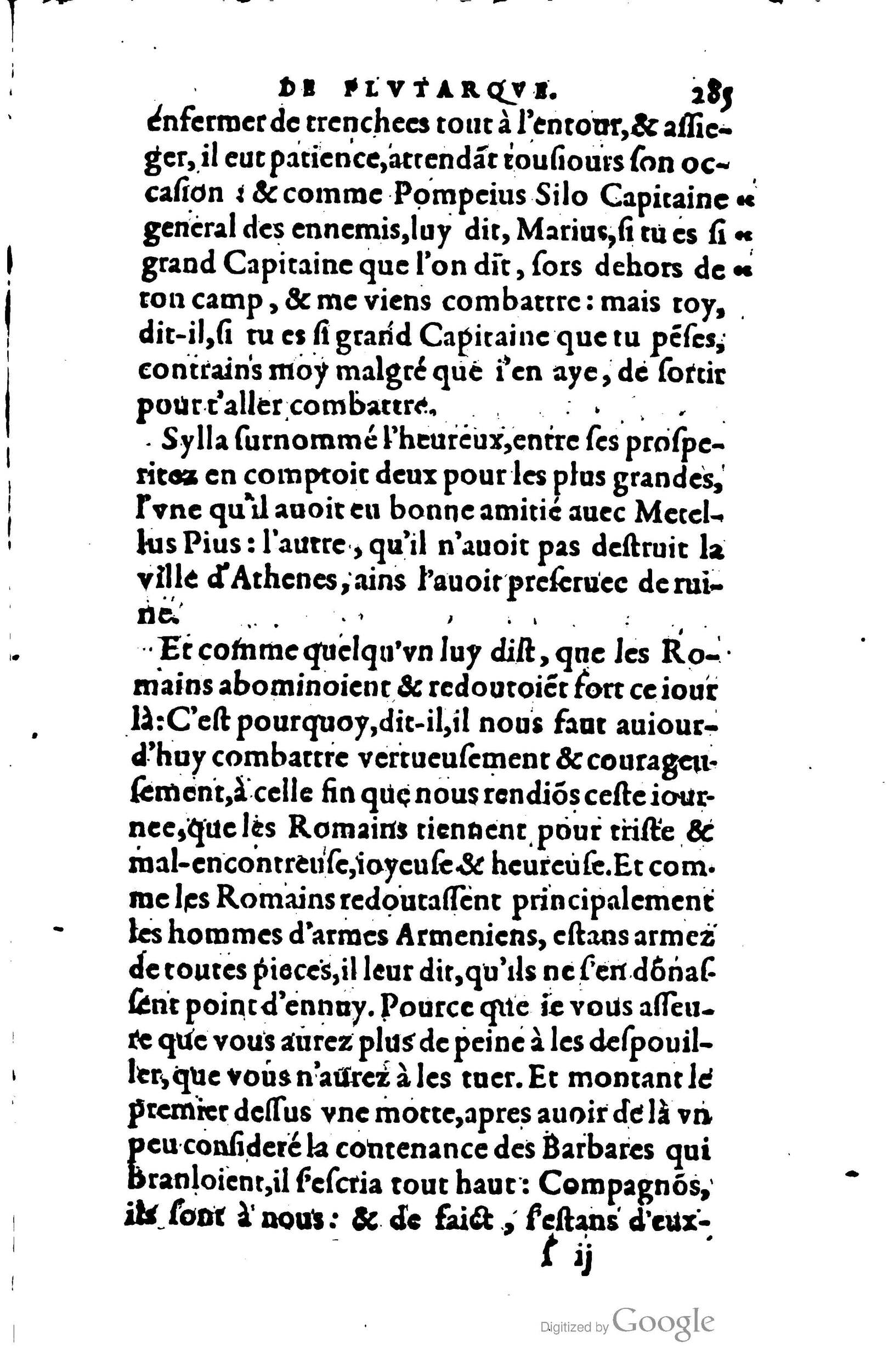 1578 - Jean Poupy - Trésor des morales de Plutarque - BSB Munich