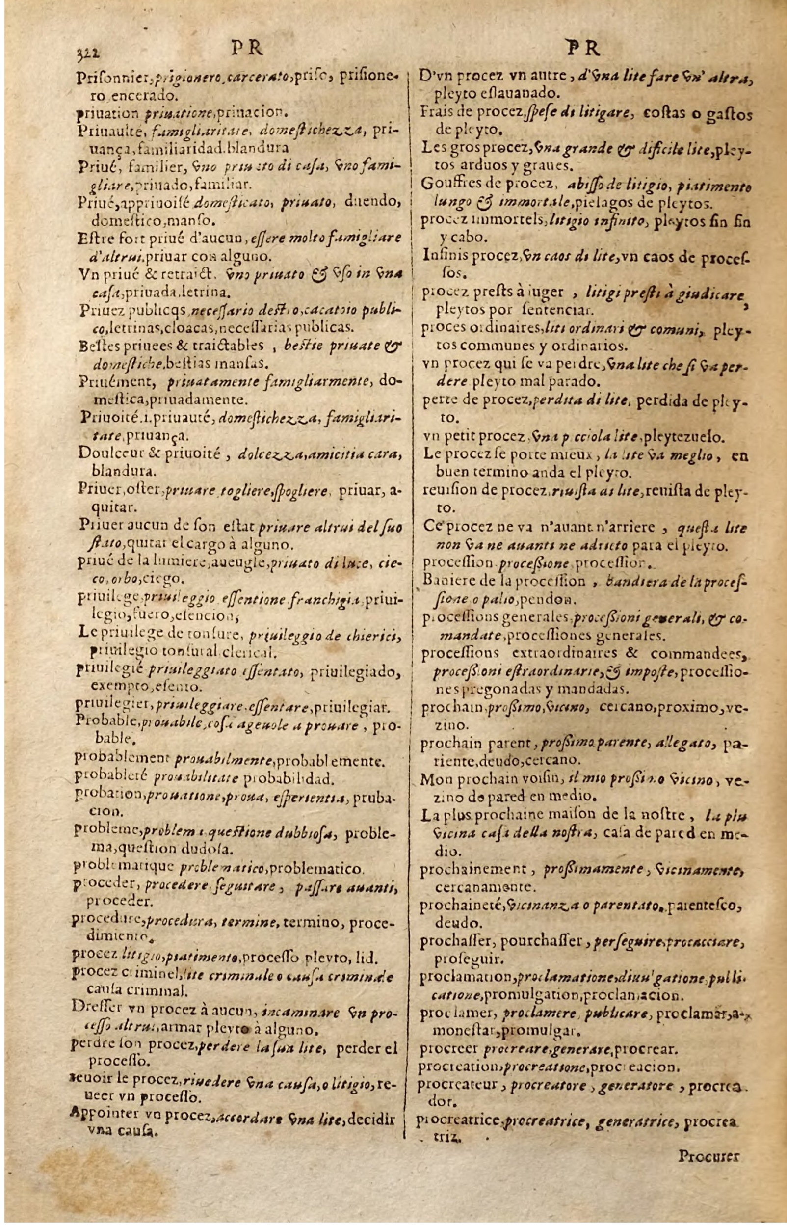 1627 - Jacques Crespin - Trésor des trois langues (Seconde partie) - Regensburg