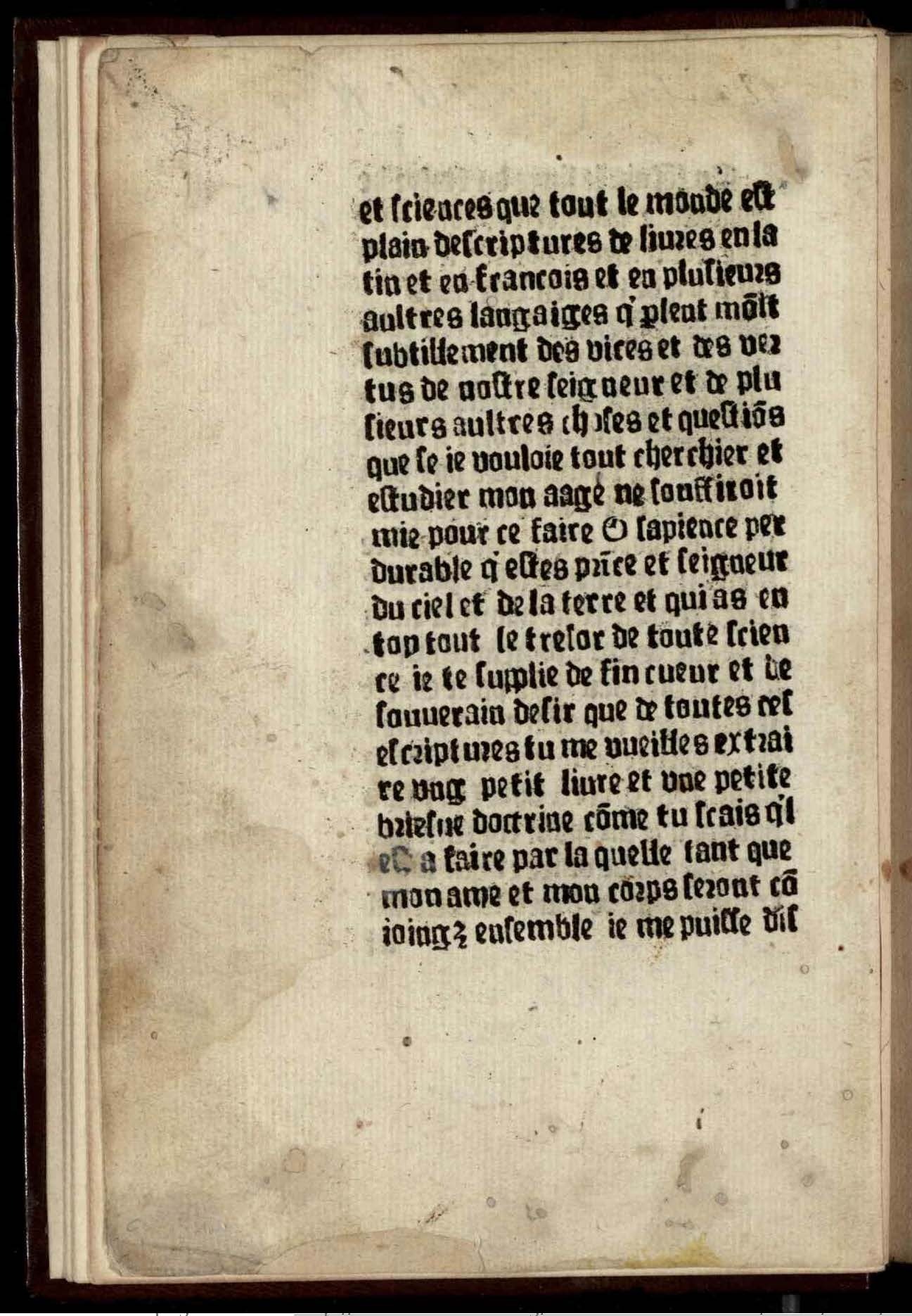 1477c. - Guillaume Le Roy - Trésor de sapience - Médiathèques Carcassonne Agglo