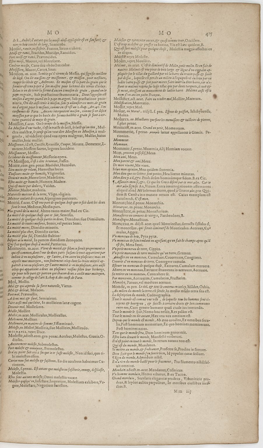 1606 - David Douceur - Trésor de la langue française - BnF