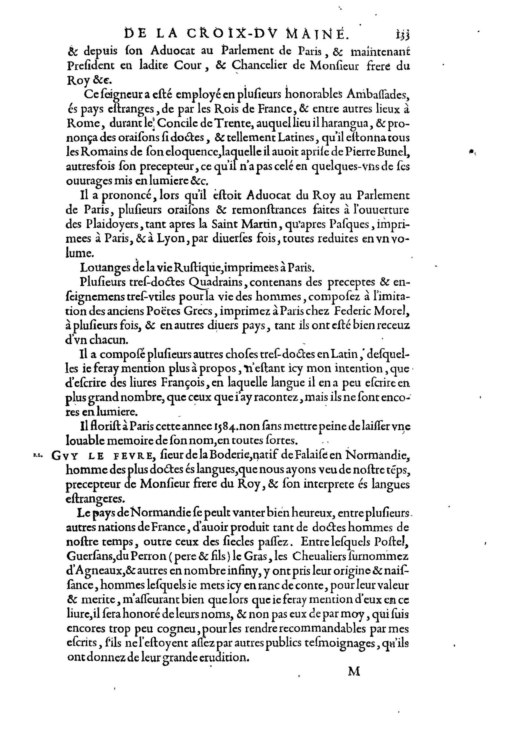 1584 - Abel L&#039;Angelier - Bibliothèques françaises - BnF