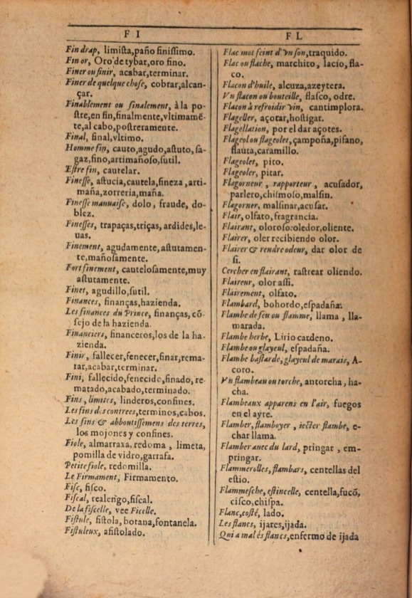1607 - Marc Orry - Trésor des deux langues espagnole et française (Première et Seconde parties) - ÖNB Wien 1607 - Marc Orry - Trésor des deux langues espagnole et française (Première et Seconde parties) - ÖNB Wien