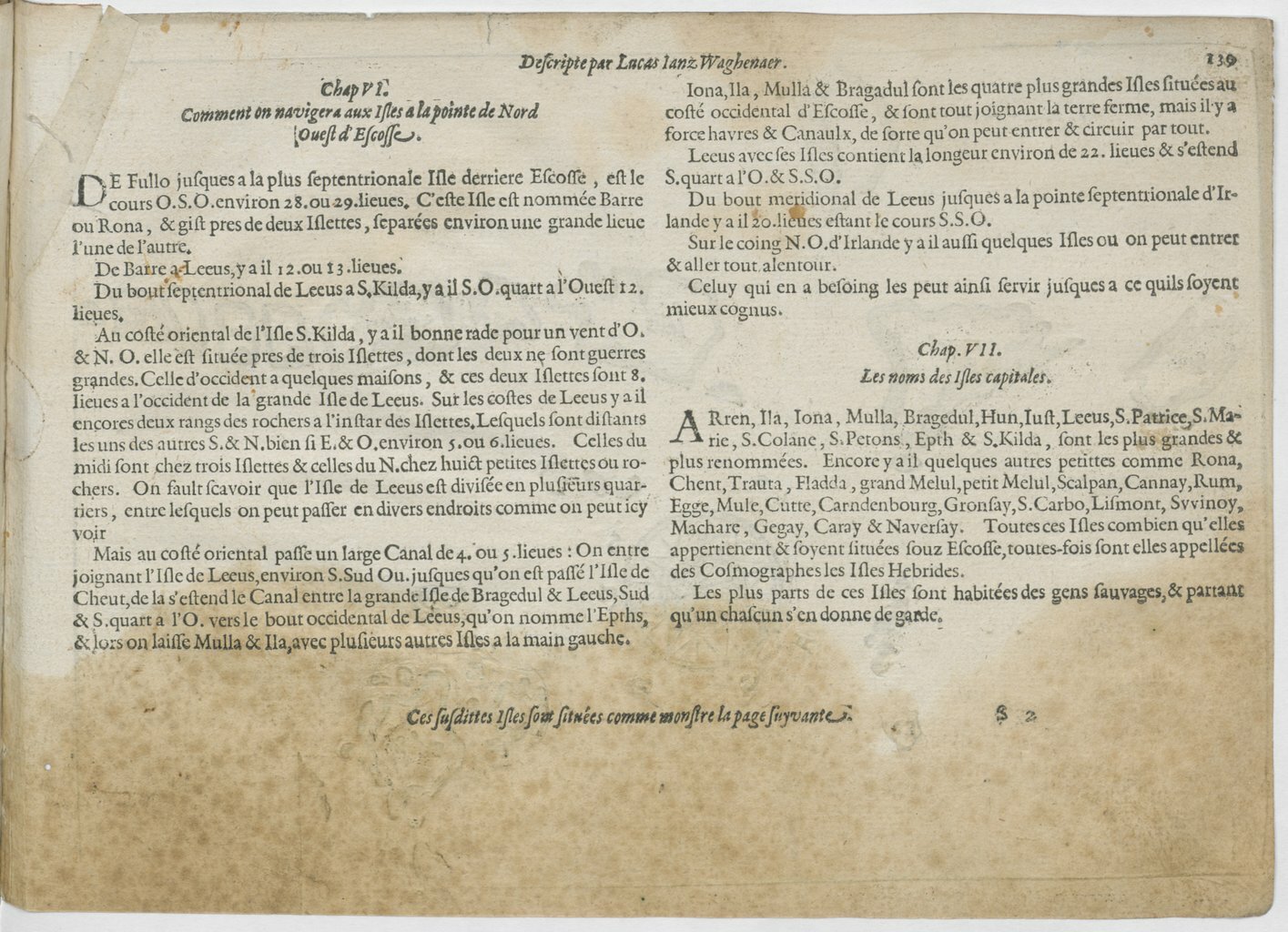 1601 - Bonaventure d’Aseville - Trésorerie ou cabinet de route marinesque - BnF