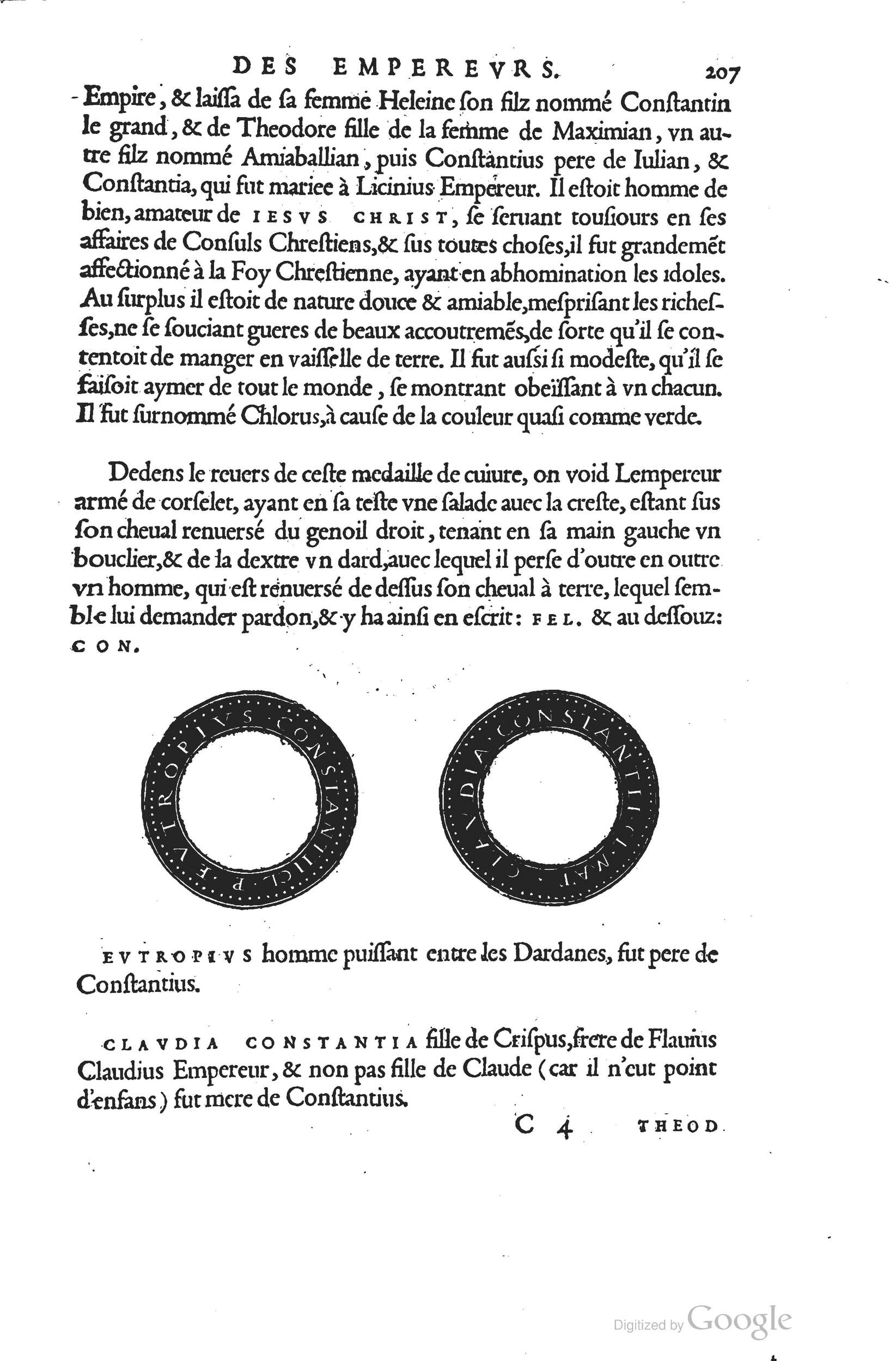 1553 - Jacopo Strada et Thomas Guérin - Épitome du Trésor des antiquités - Prague