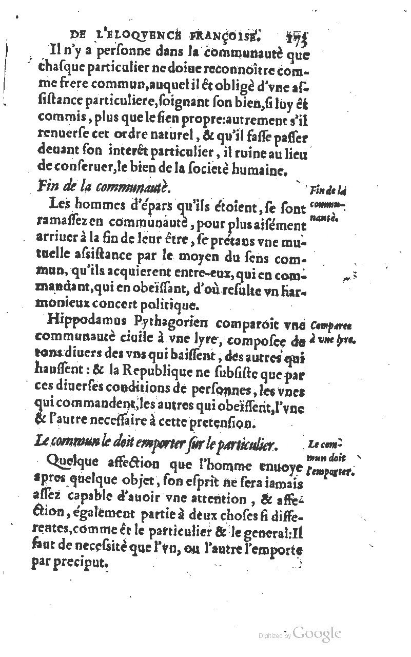 1610 - Louis Coste - Trésor de l’éloquence française (Seconde partie) - BM Lyon