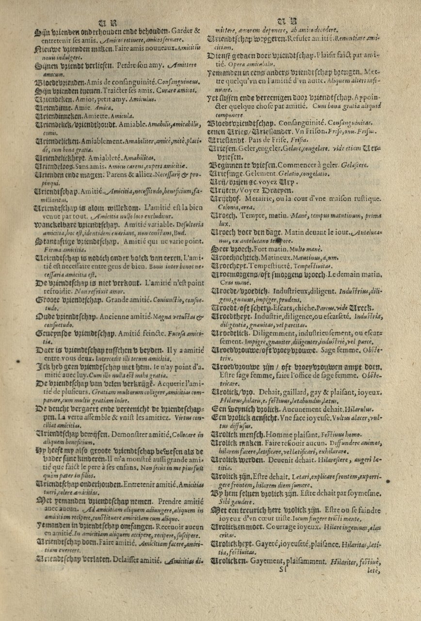 1573 - Christophe Plantin - Trésor du langage bas-allemand - Greifswald 1573 - Christophe Plantin - Trésor du langage bas-allemand - Greifswald