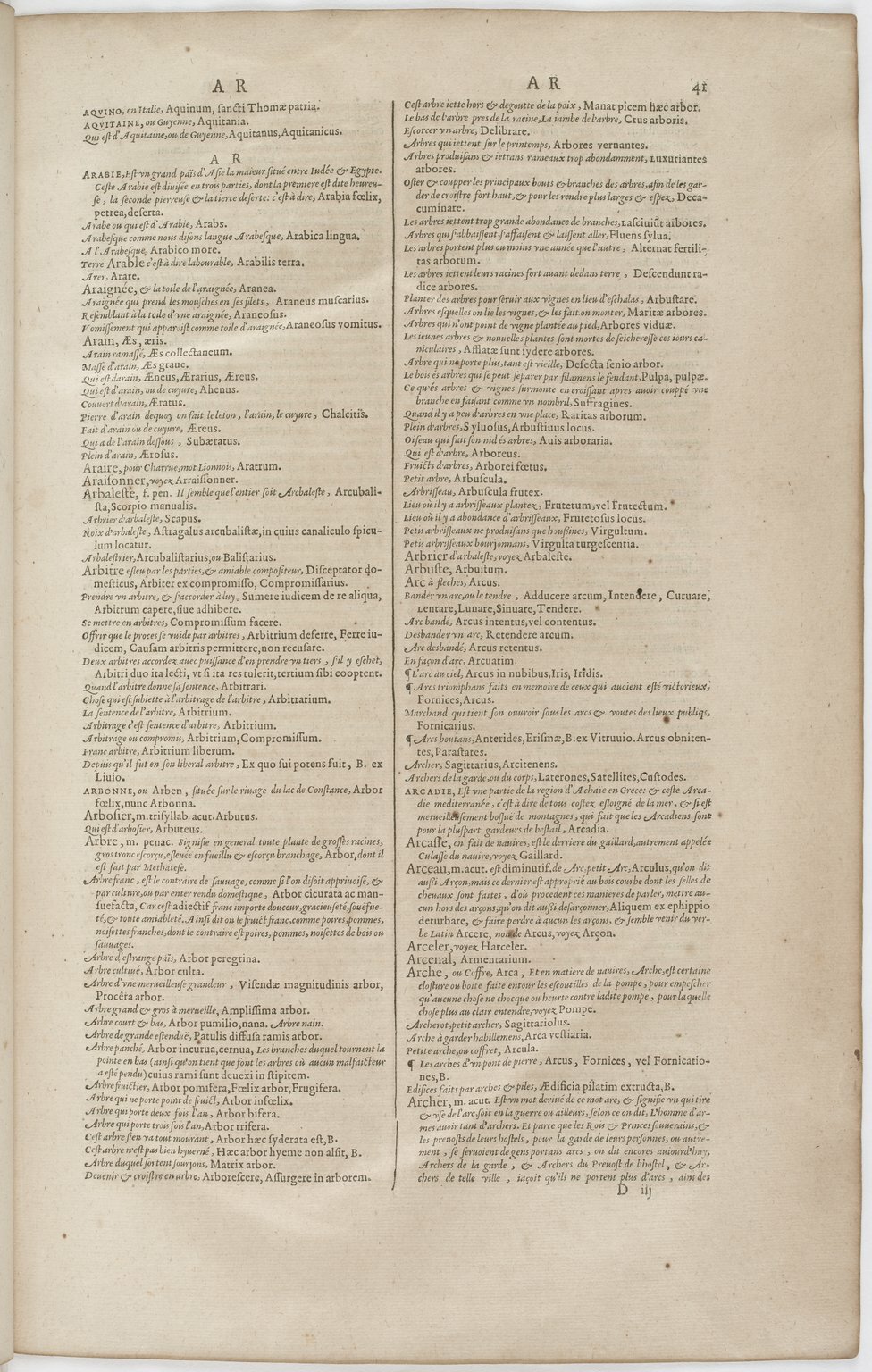 1606 - David Douceur - Trésor de la langue française - BnF 1606 - David Douceur - Trésor de la langue française - BnF