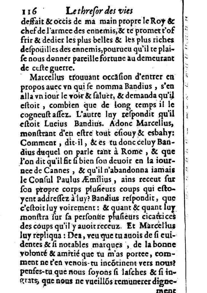 1611 - Pierre Rigaud - Trésor des vies de Plutarque - BM Lyon