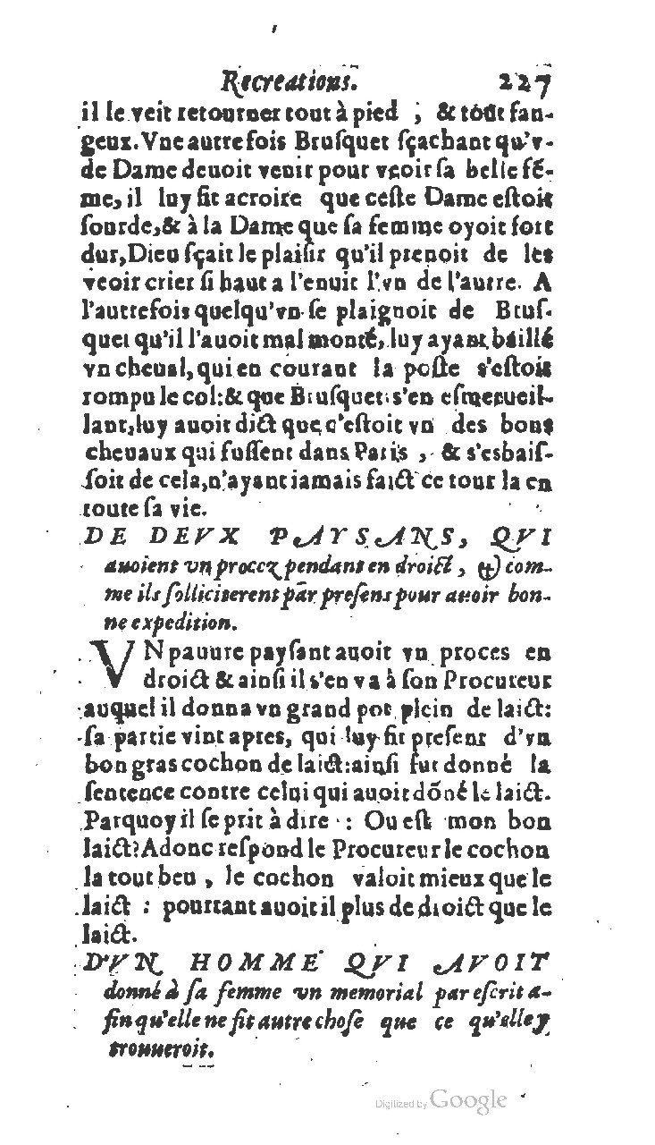 1611 - Jean Osmont - Trésor des récréations - BSB Munich