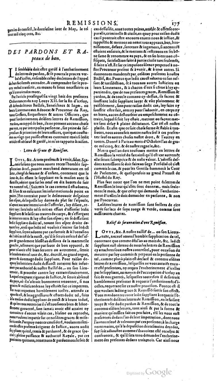 1629 - Veuve Nicolas Buon - Trésor du droit français (21754 T. 3) - BM Lyon