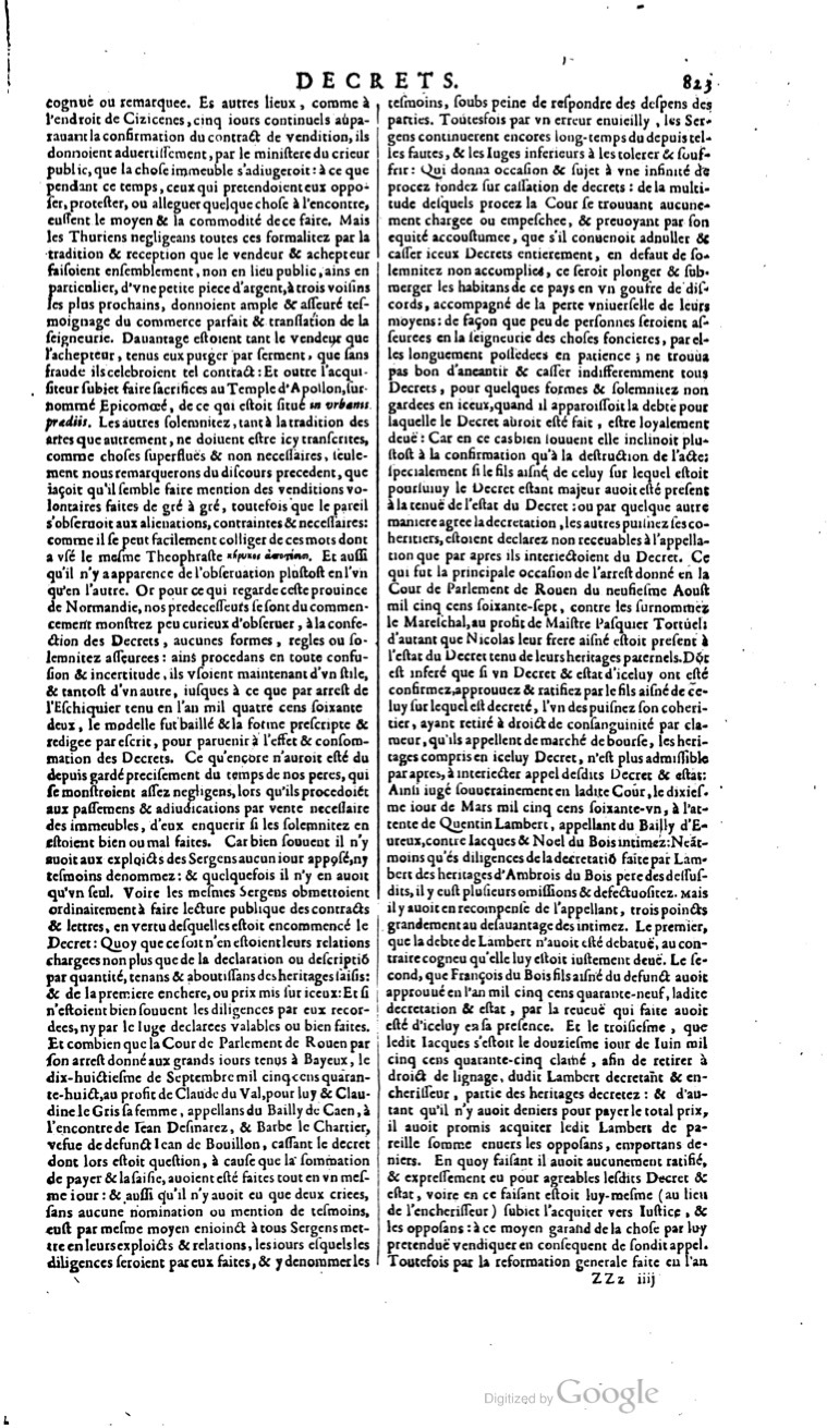 1629 - Veuve Nicolas Buon - Trésor du droit français (21754 T. 1) - BM Lyon