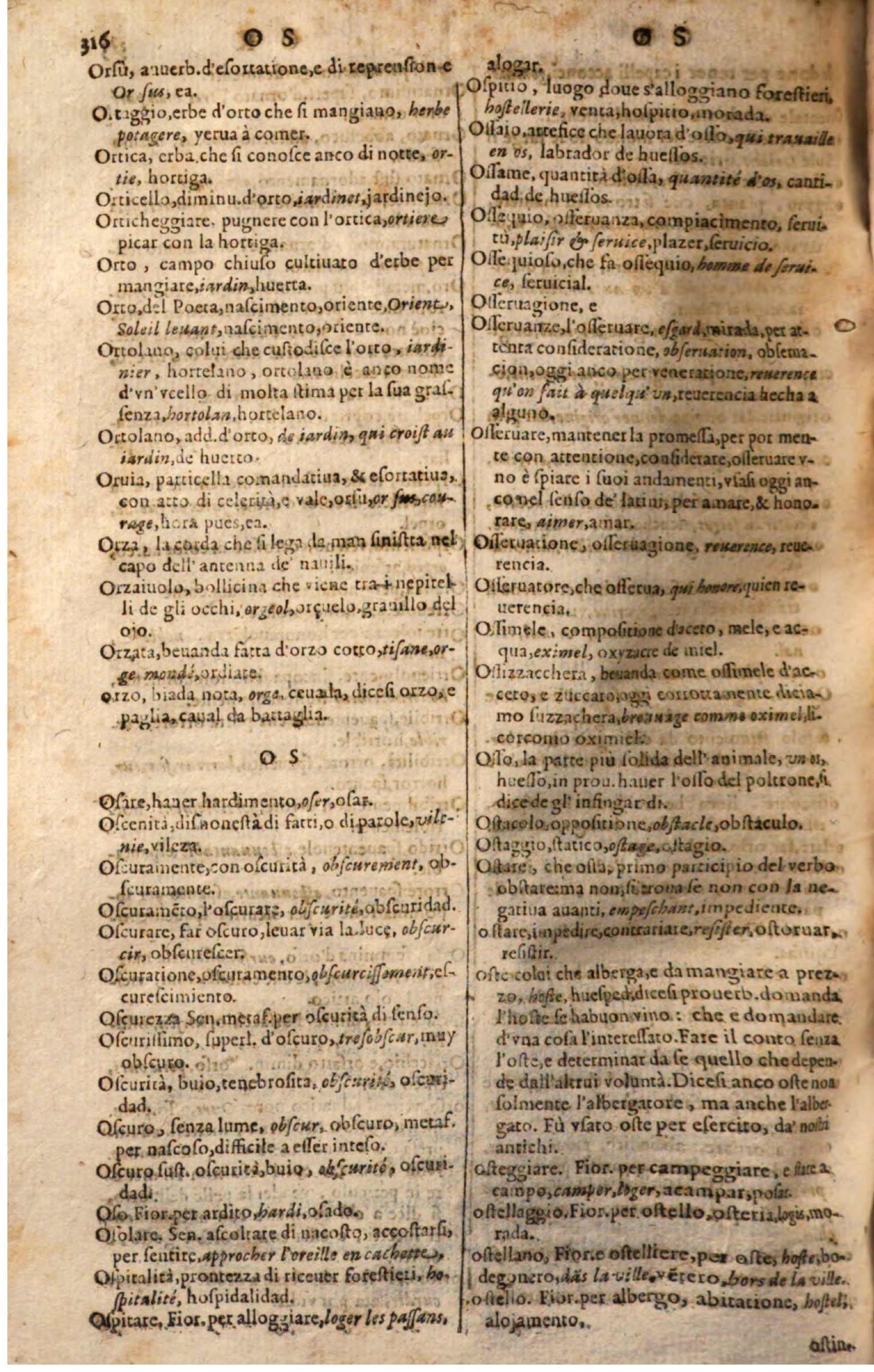 1644 - Jacques Crespin - Trésor des trois langues - Passau