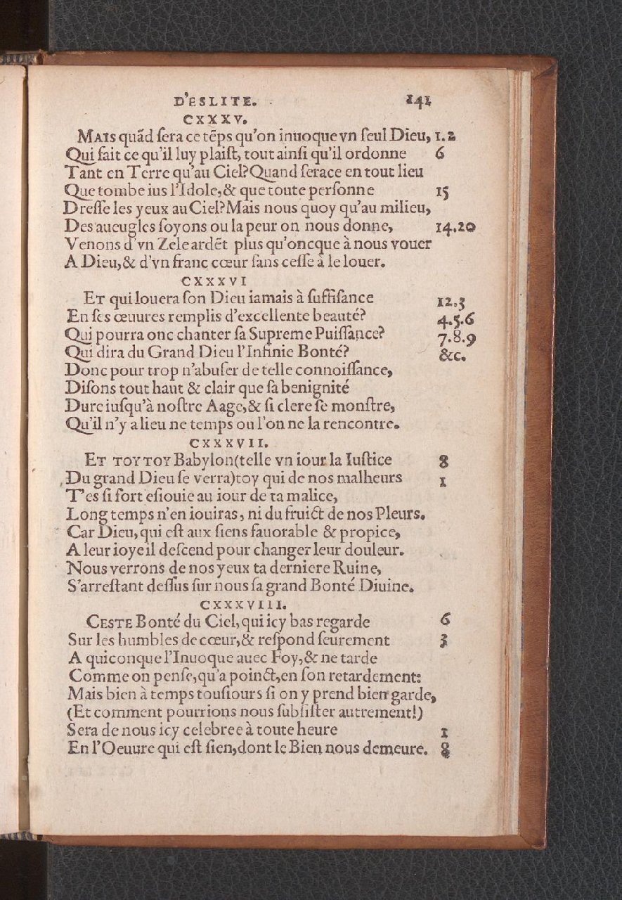 1577 - Jean de Laon - Trésor des 150 psaumes de David - Genève