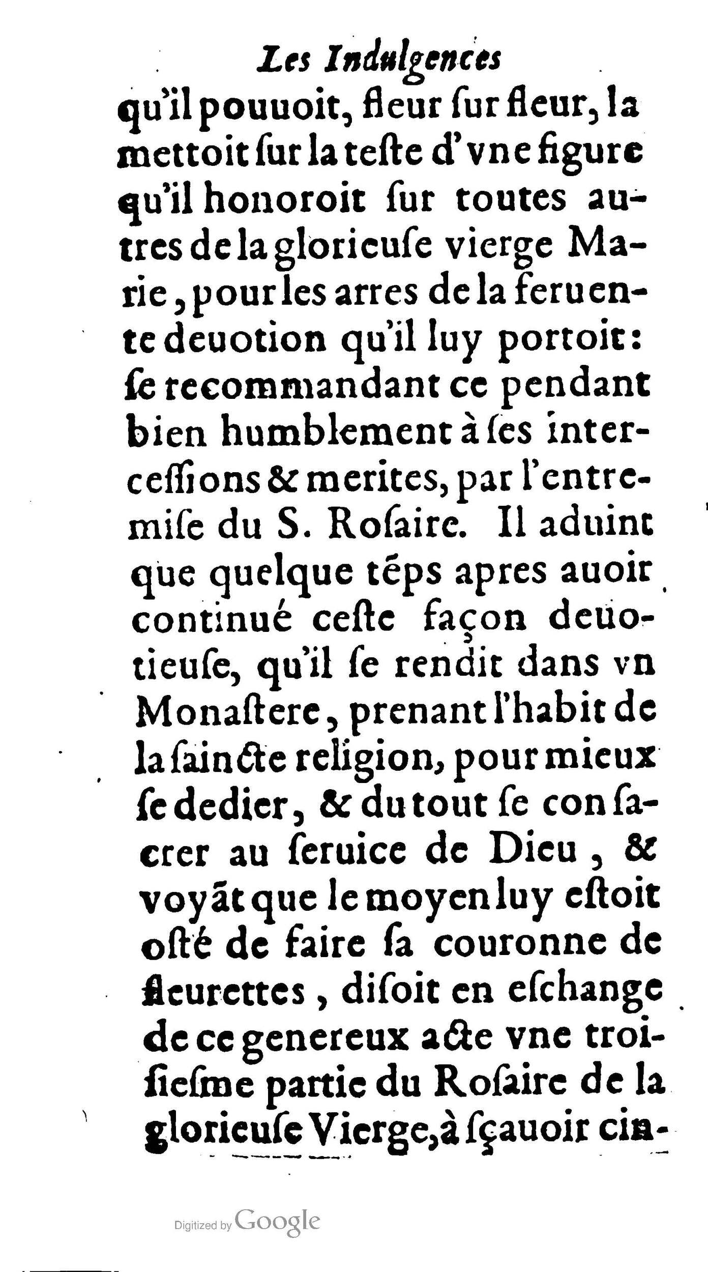 1604 - Jean Le Bouc - Trésor des indulgences du Saint Rosaire - BM Lyon 1604 - Jean Le Bouc - Trésor des indulgences du Saint Rosaire - BM Lyon