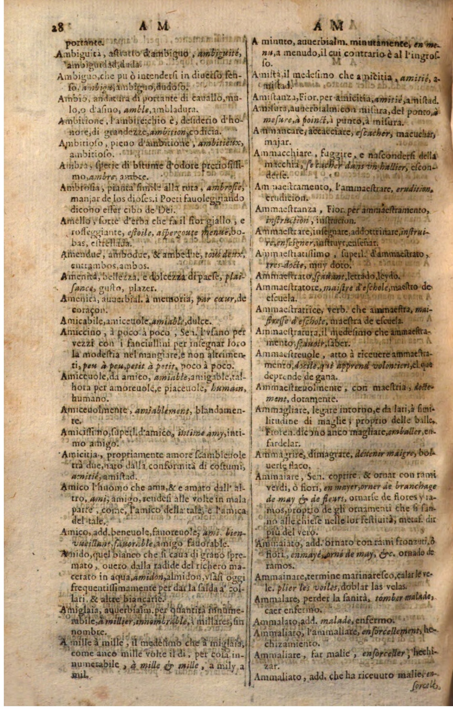 1644 - Jacques Crespin - Trésor des trois langues - Passau 1644 - Jacques Crespin - Trésor des trois langues - Passau