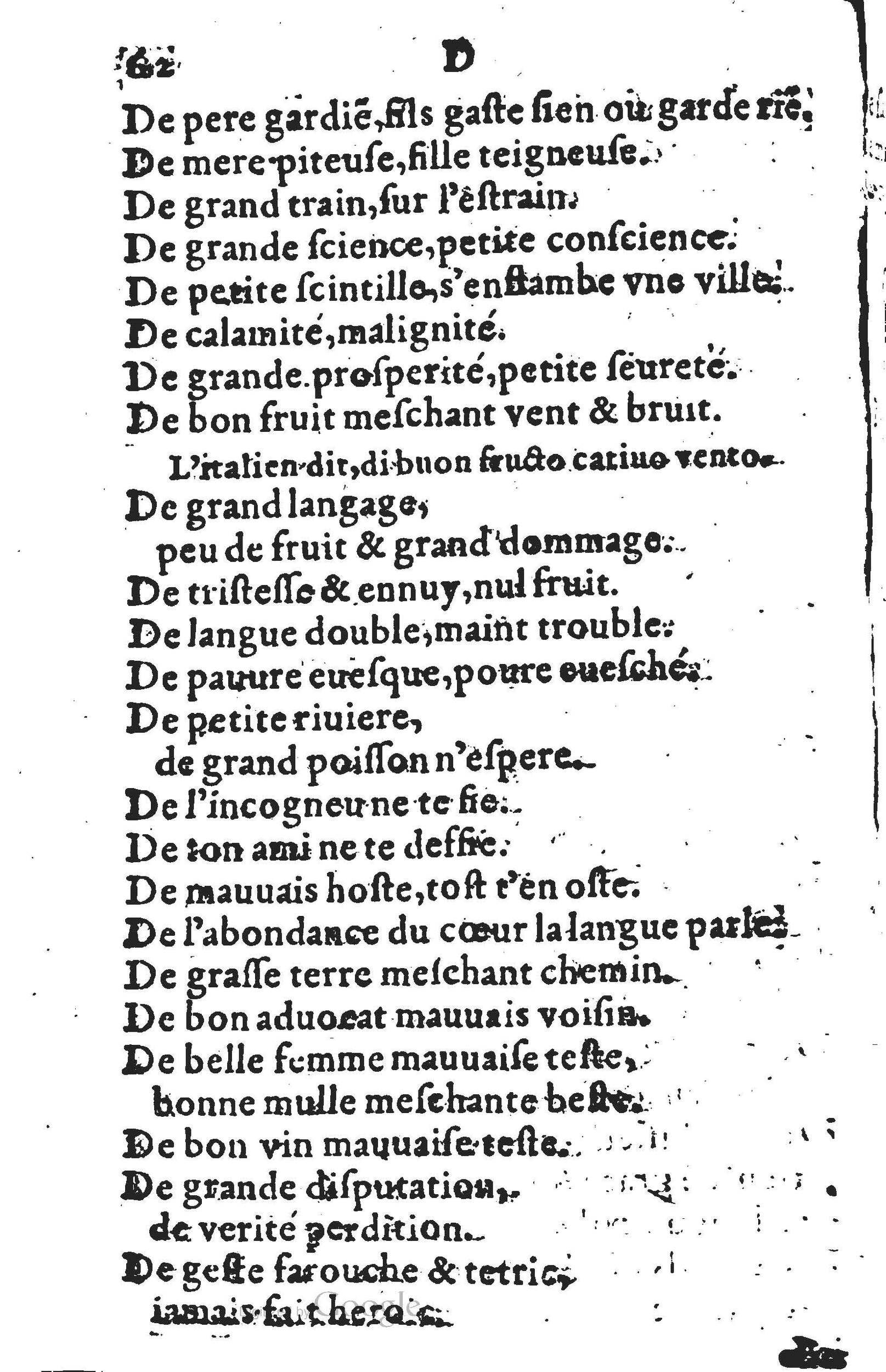 1578 - Nicolas Lescuyer - Trésor des sentences dorées - UGent
