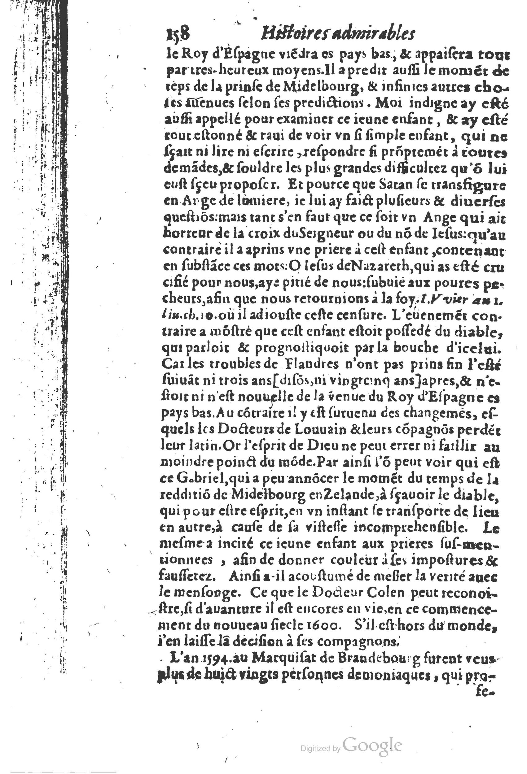 1610 - Paul Marceau - Trésor d’histoires admirables et mémorables - Princeton