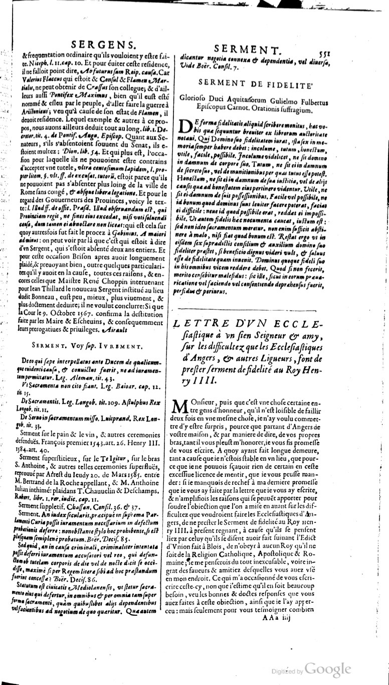 1629 - Veuve Nicolas Buon - Trésor du droit français (21754 T. 3) - BM Lyon 1629 - Veuve Nicolas Buon - Trésor du droit français (21754 T. 3) - BM Lyon
