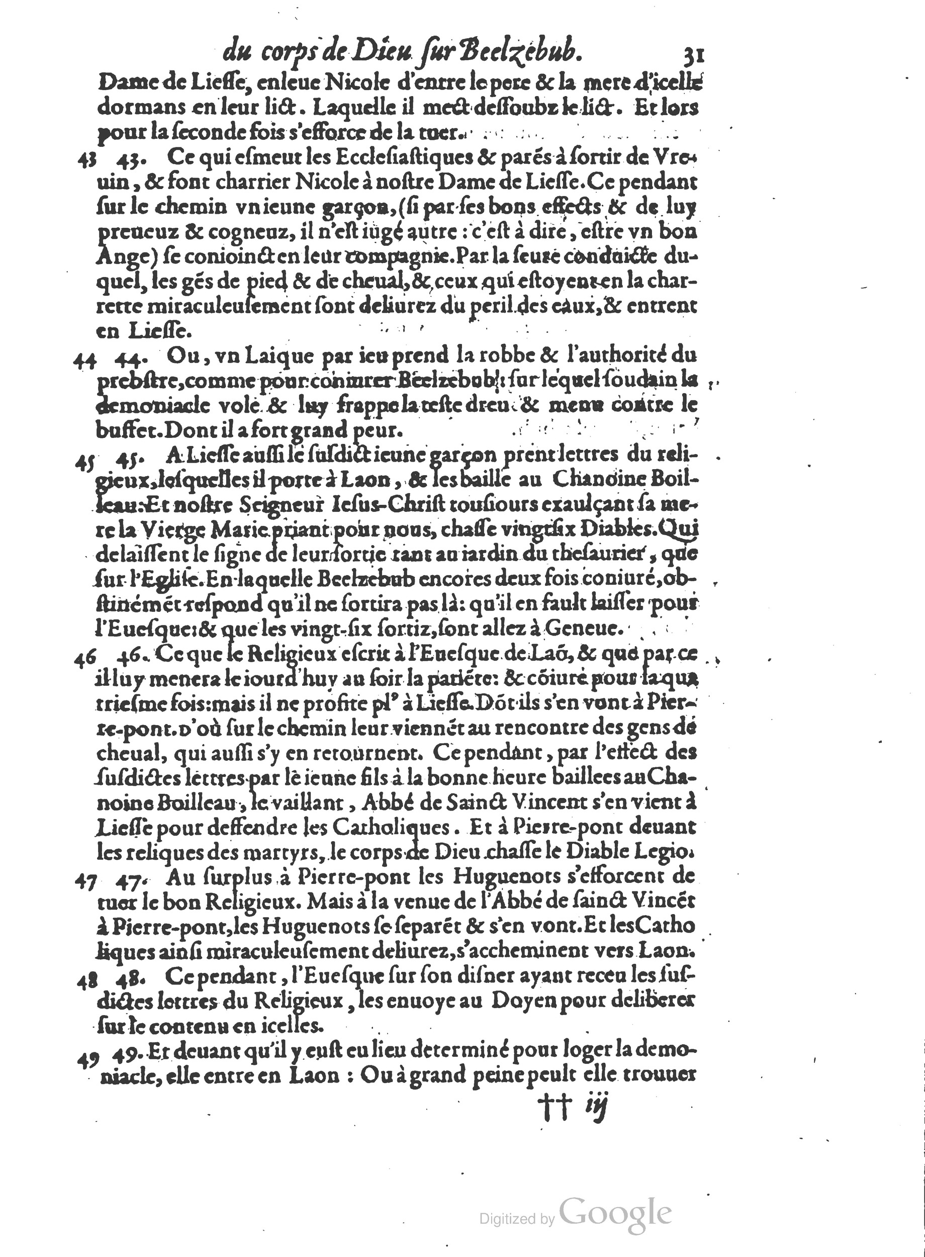 1578 - Nicolas Chesneau - Trésor et entière histoire de la triomphante victoire du corps de Dieu sur l’esprit malin - British Library 1578 - Nicolas Chesneau - Trésor et entière histoire de la triomphante victoire du corps de Dieu sur l’esprit malin - British Library