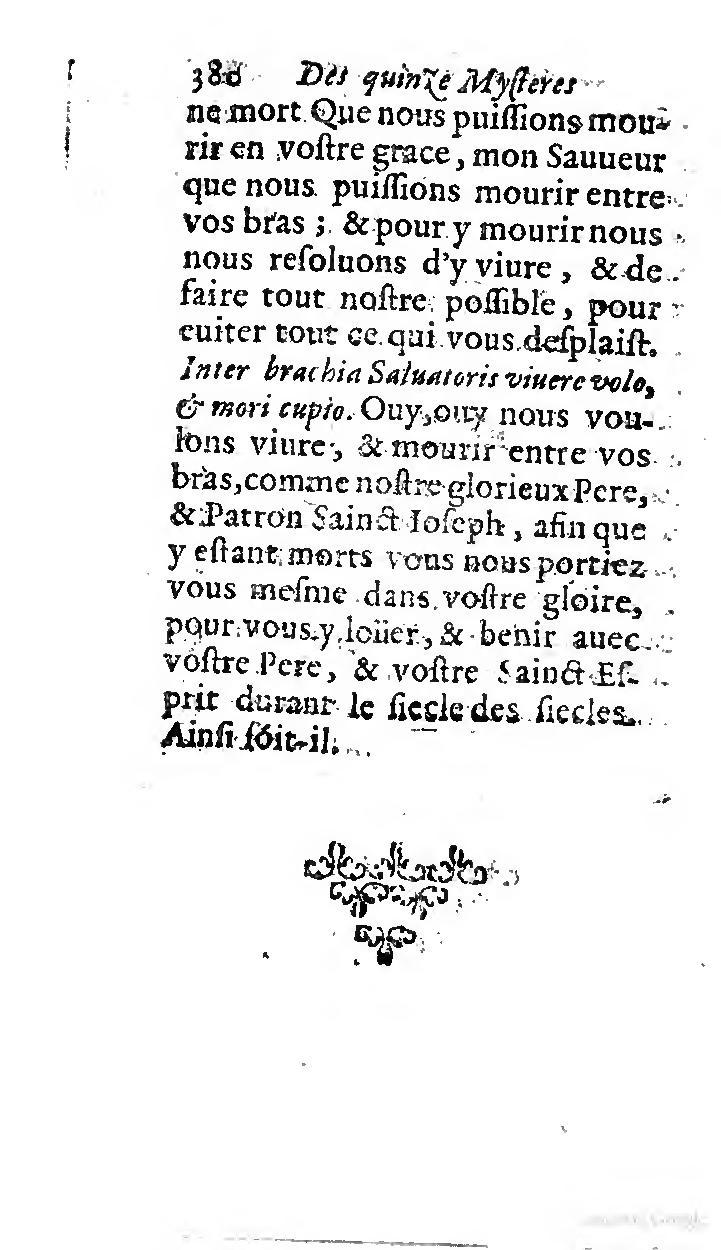 1646 - Jean Piot - Trésor inestimable de Saint-Joseph - BNC Rome