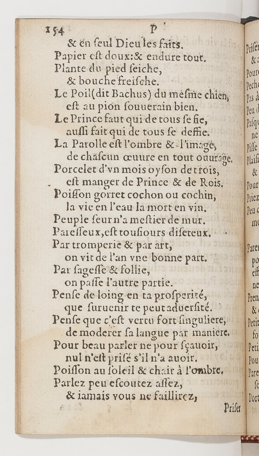 1577 - Jean d’Ogerolles - Trésor de sentences dorées - BnF Arsenal