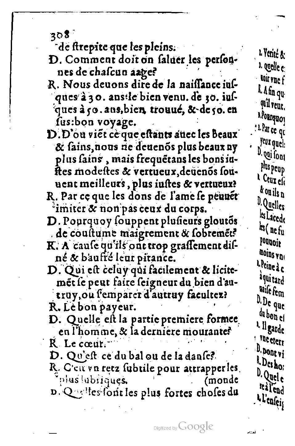 1582 - Nicolas Bonfons - Trésor des sentences dorées - BM Lyon