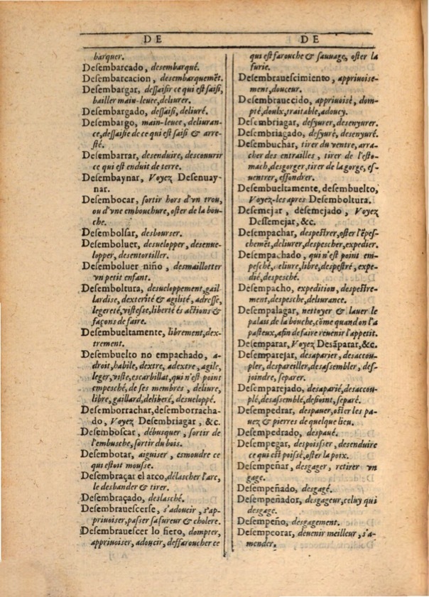 1607 - Marc Orry - Trésor des deux langues espagnole et française (Première et Seconde parties) - ÖNB Wien