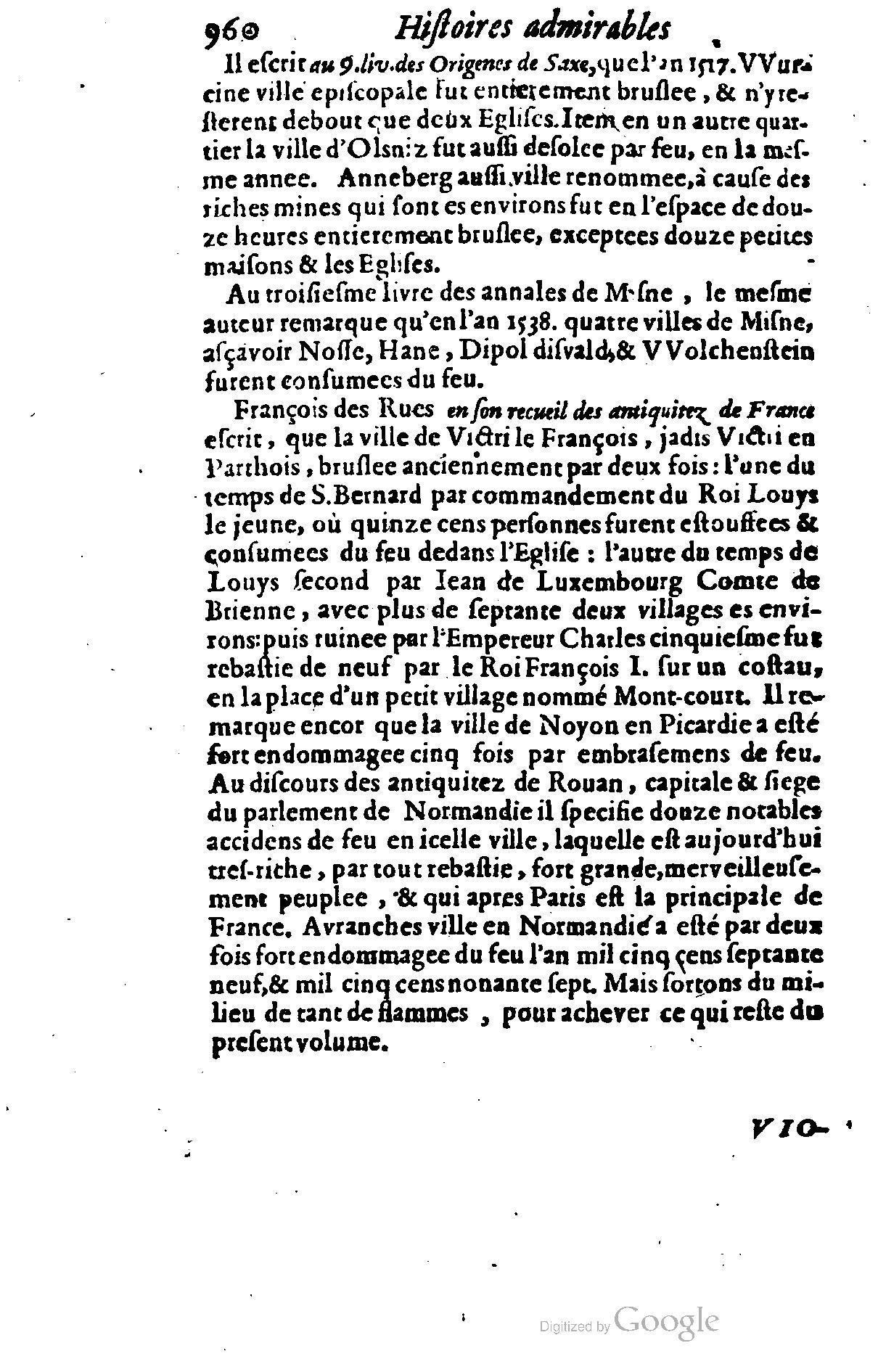1628 - Jacques Crespin - Trésor d’histoires admirables et mémorables - BSB Munich