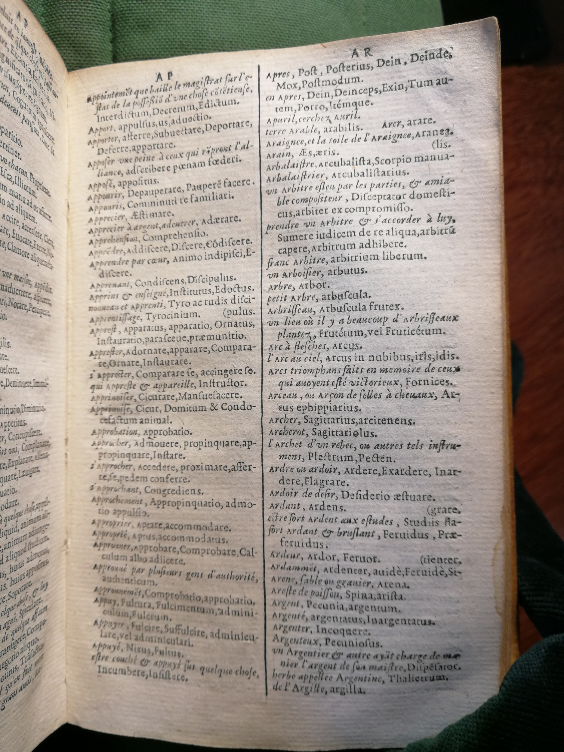 1597 - Martin le Mégissier - Trésor des mots et traits français - BnF