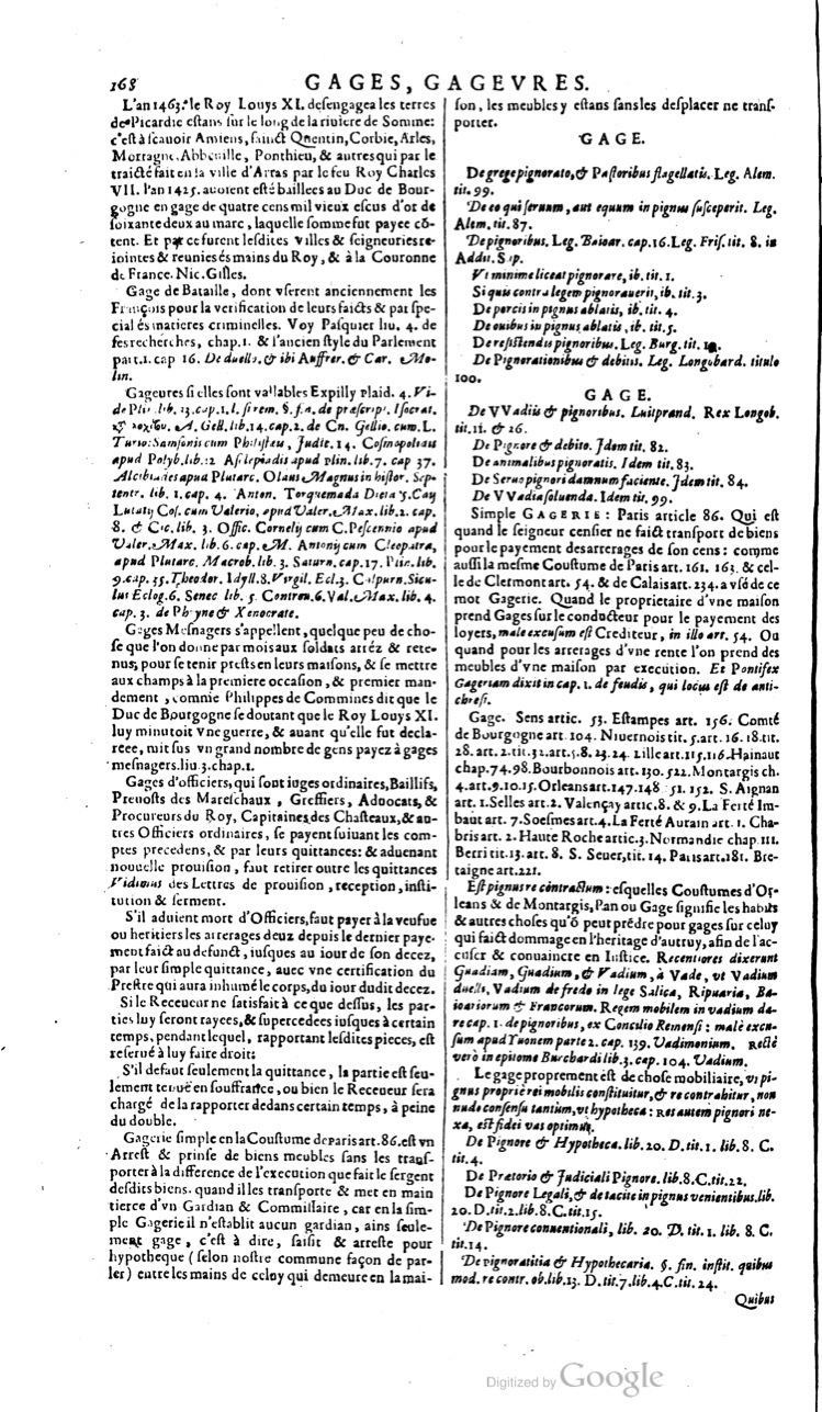 1629 - Veuve Nicolas Buon - Trésor du droit français (21754 T. 2) - BM Lyon