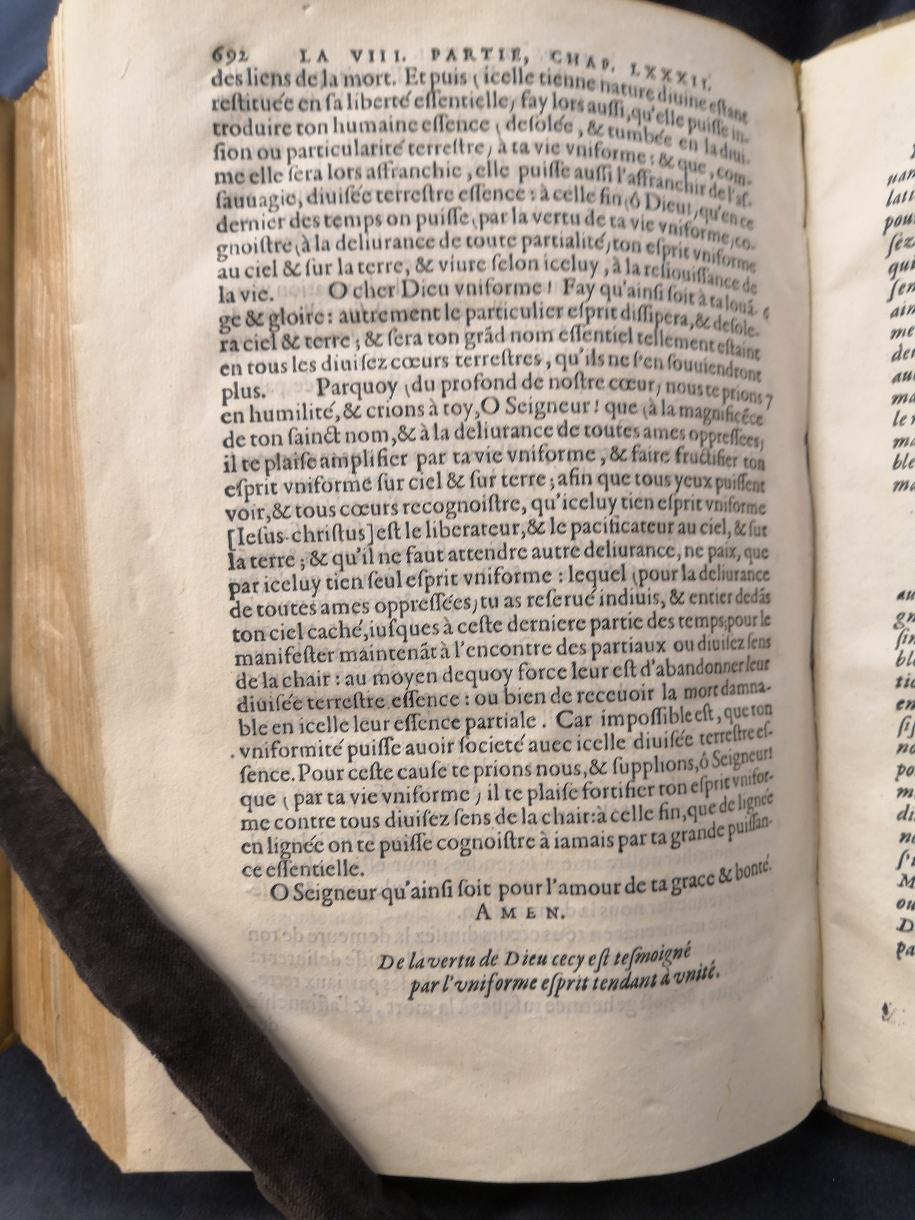 1581c. - Christophe Plantin - Le Livre des témoignages du Trésor caché au champ - Anvers Musée Plantin-Moretus