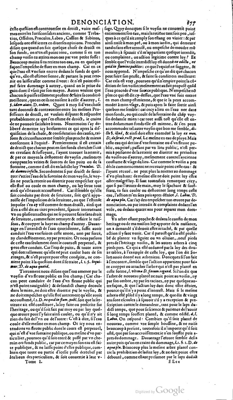 1629 - Veuve Nicolas Buon - Trésor du droit français (21754 T. 1) - BM Lyon