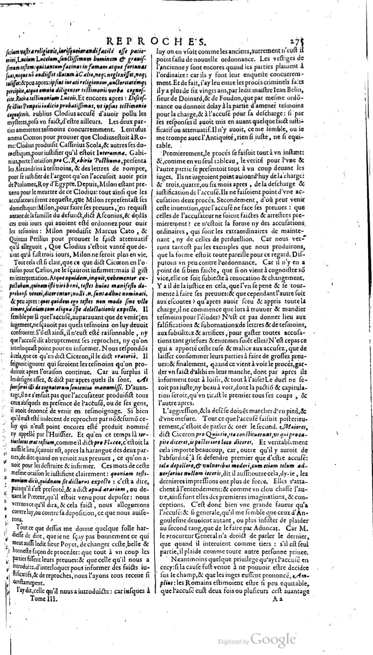 1629 - Veuve Nicolas Buon - Trésor du droit français (21754 T. 3) - BM Lyon