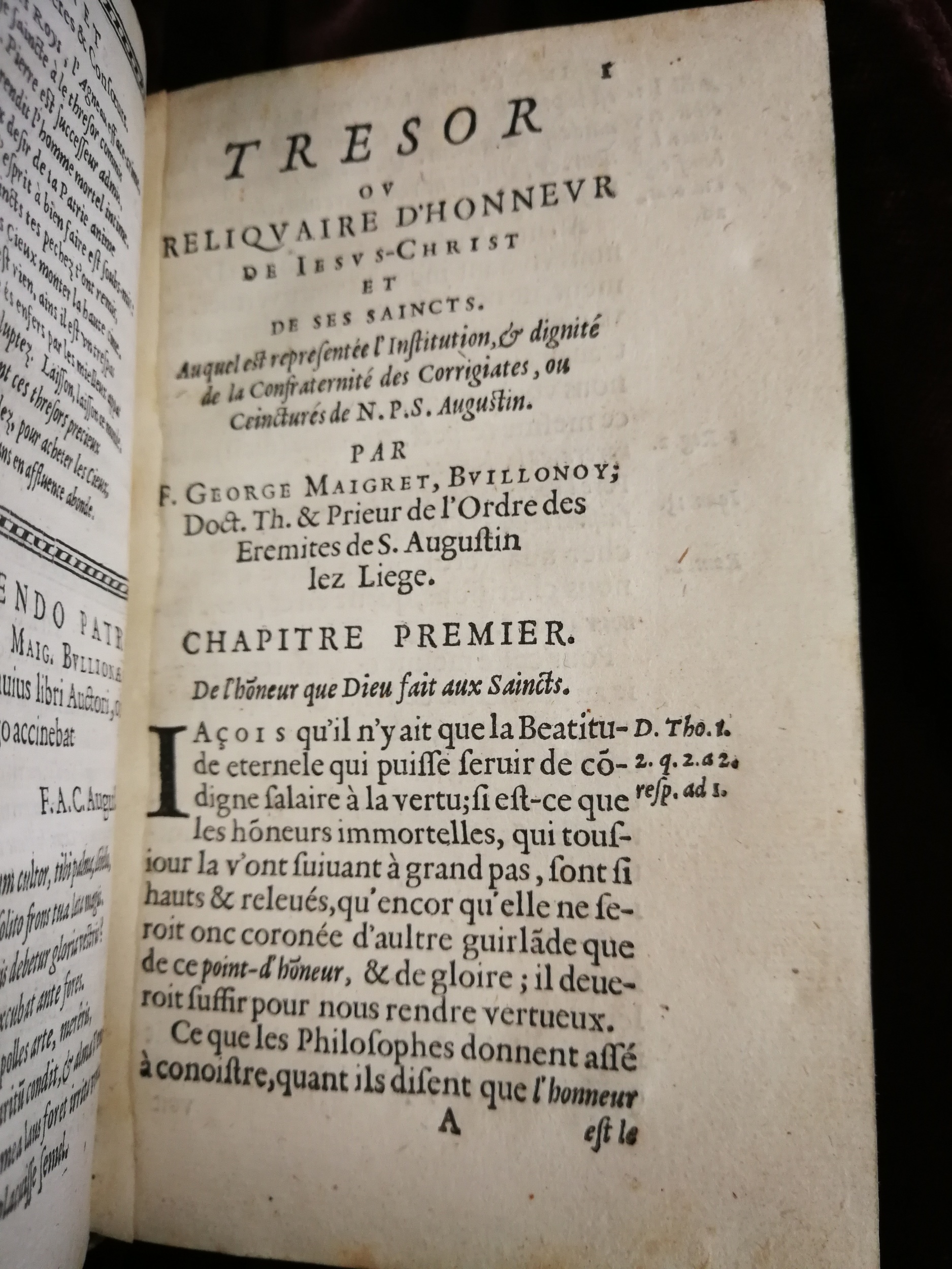 1611 - Christian Ouwerx - Trésor ou reliquaire d’honneur de Jésus Christ et de ses saints - BU Lille
