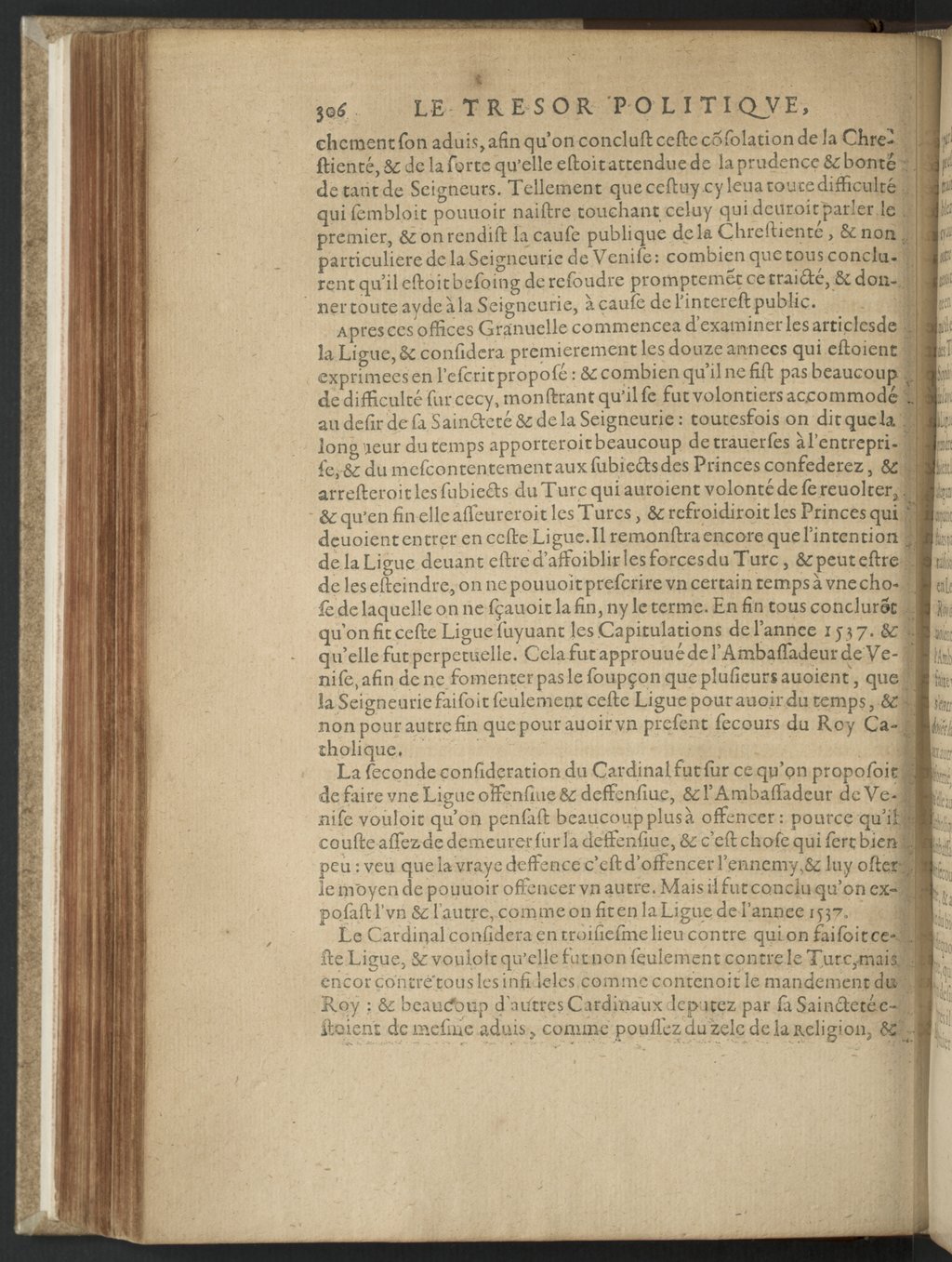 1608 - Nicolas Du Fossé - Trésor politique - BnF Tolbiac