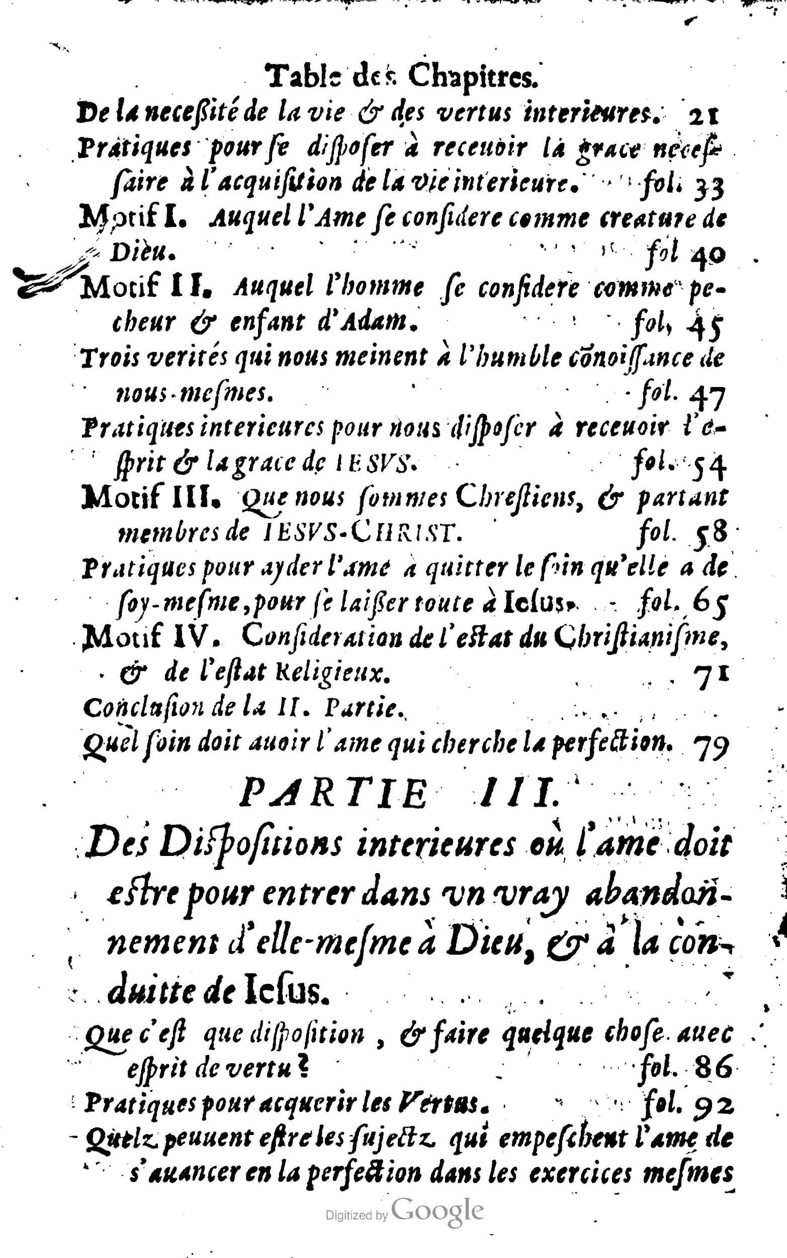 1633 - François Waudré - Trésor spirituel contenant les excellences du christianisme - BM Lyon