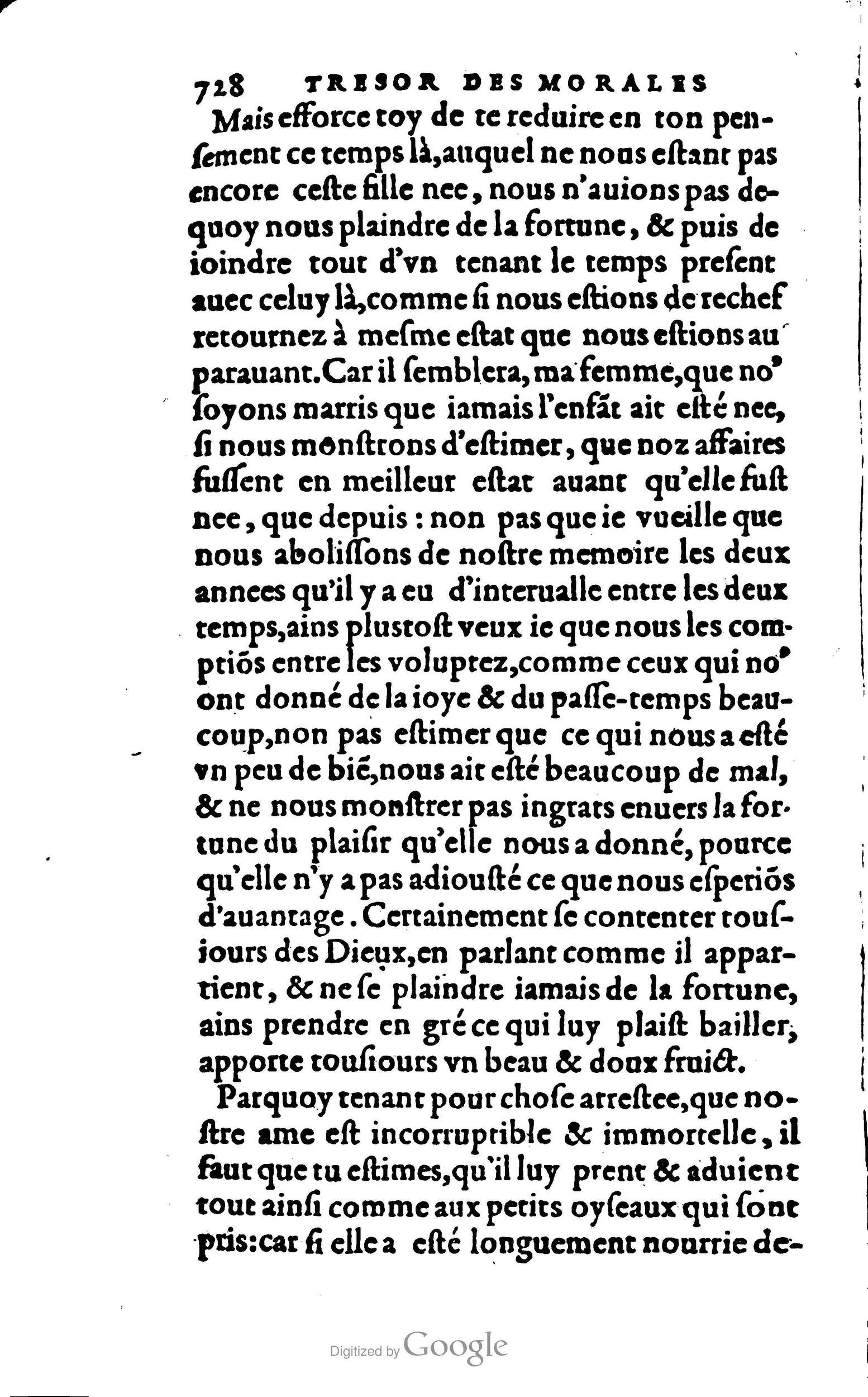1578 - Jean Poupy - Trésor des morales de Plutarque - BSB Munich
