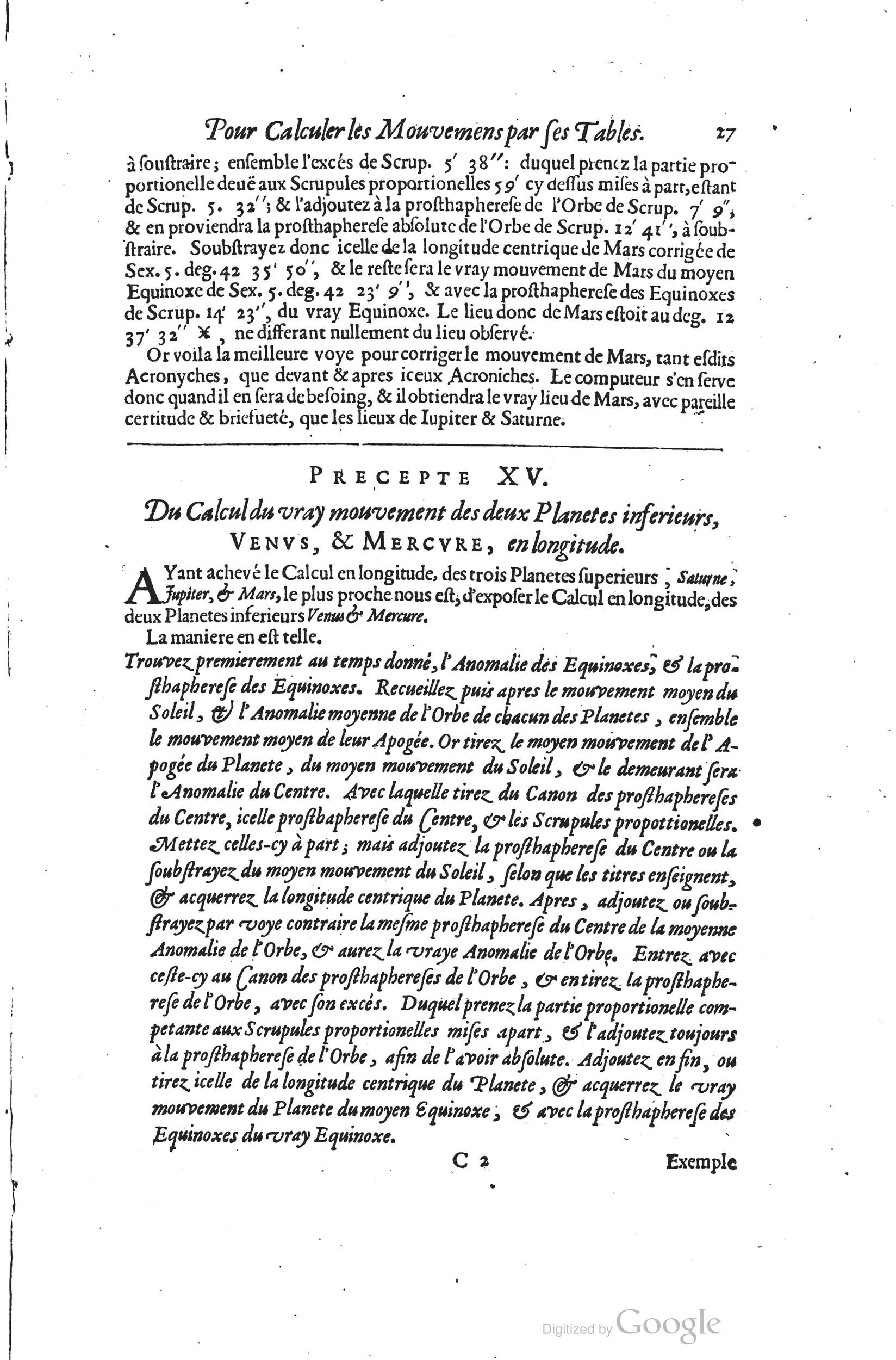1634 - Zacharie Roman - Les Tables perpétuelles - Universiteit Leiden