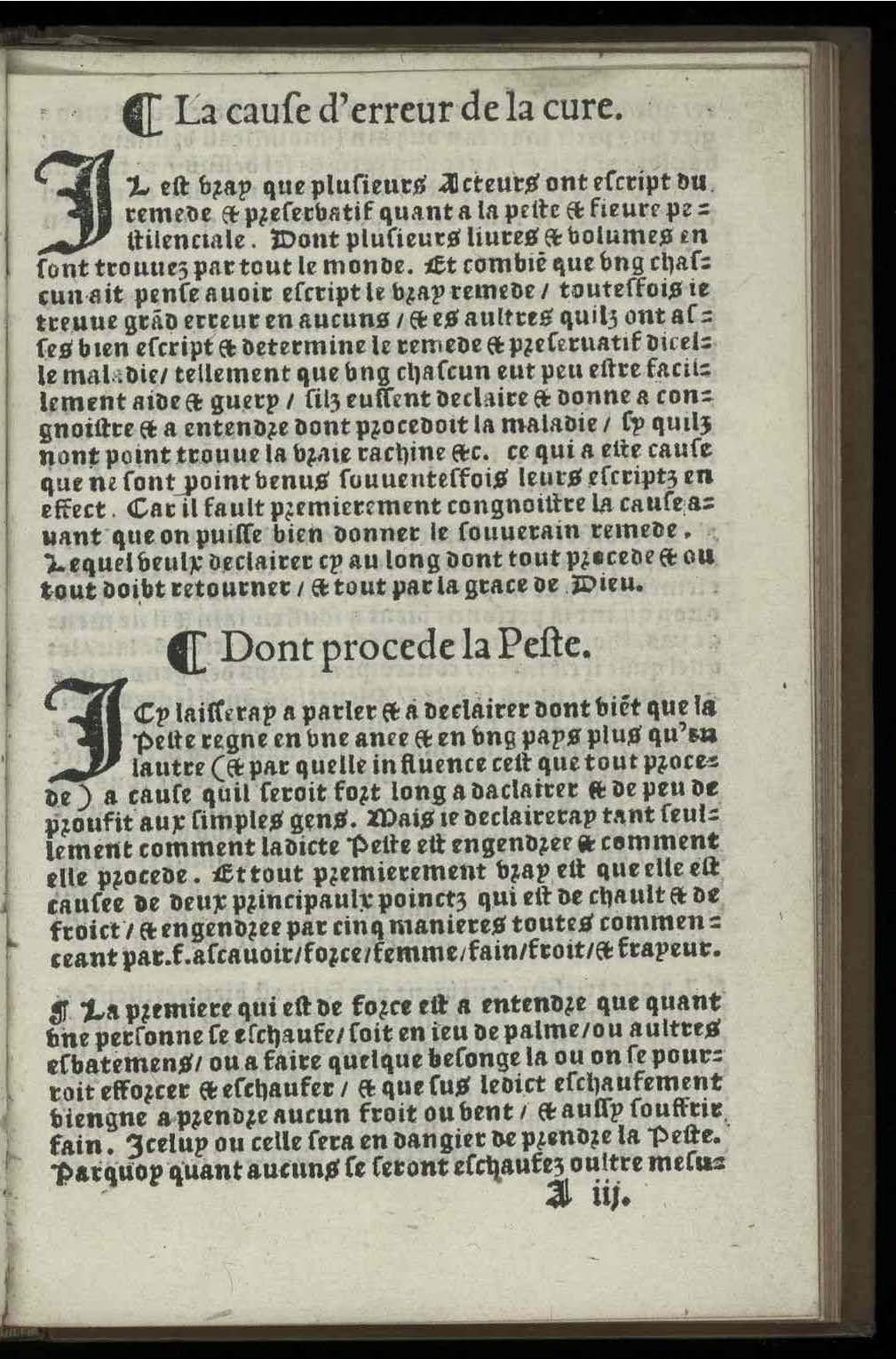 1544 - Josse Lambert - Trésor du remède préservatif et guérison de la peste - UGent