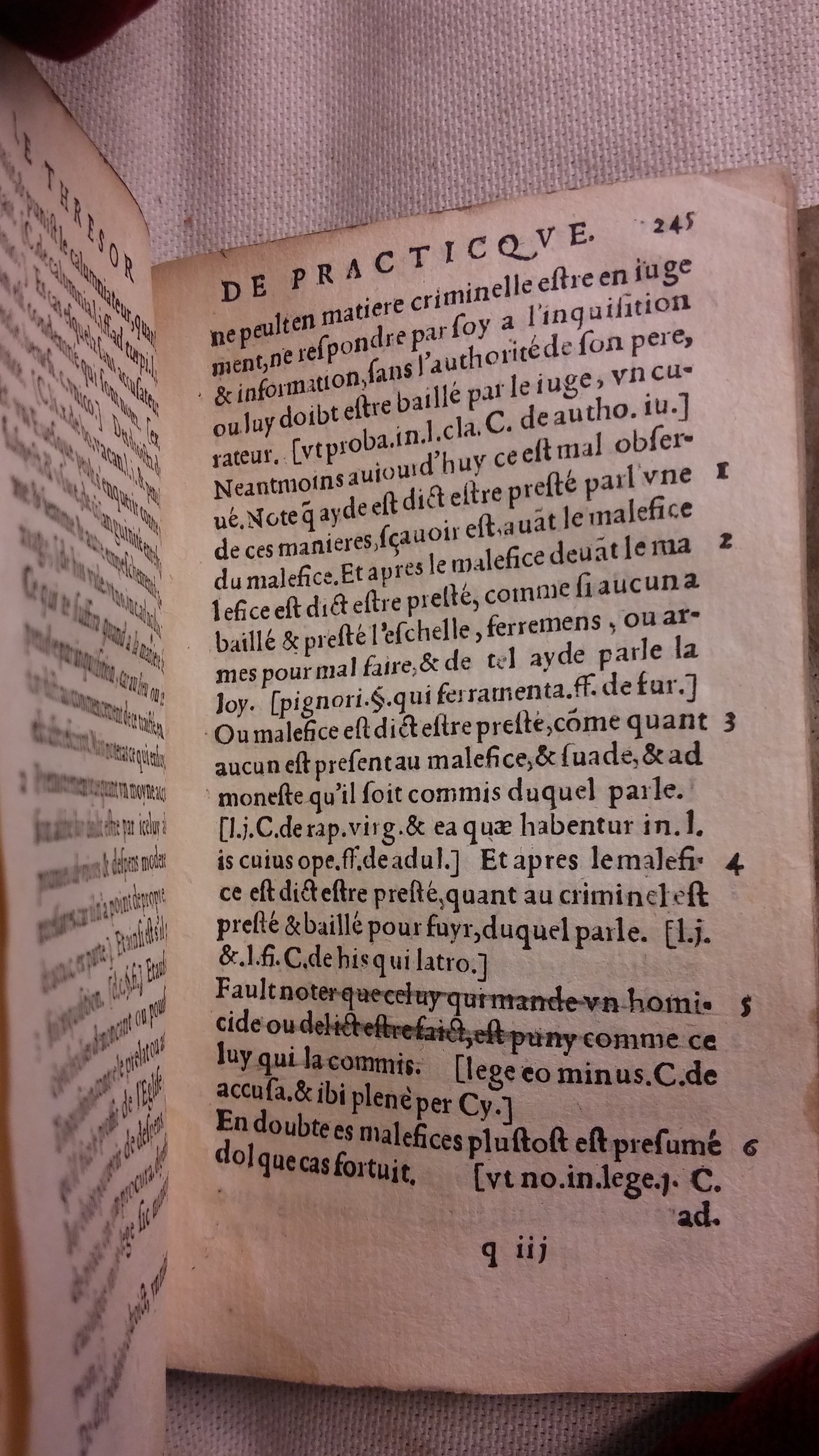 1549 - Jean Palier et Guillaume Regnault - Trésor de pratique pour les juges - BIS 1549 - Jean Palier et Guillaume Regnault - Trésor de pratique pour les juges - BIS