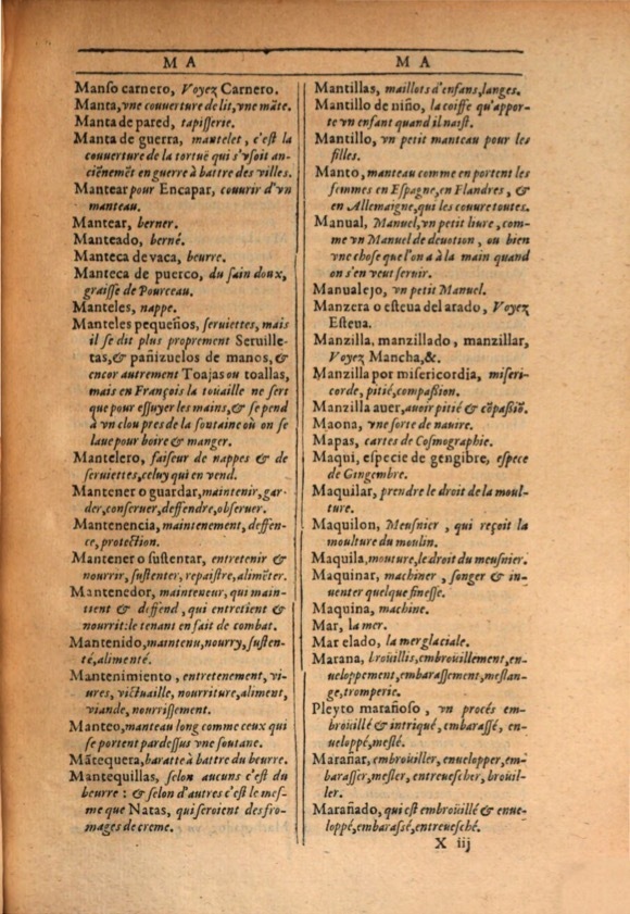 1607 - Marc Orry - Trésor des deux langues espagnole et française (Première et Seconde parties) - ÖNB Wien