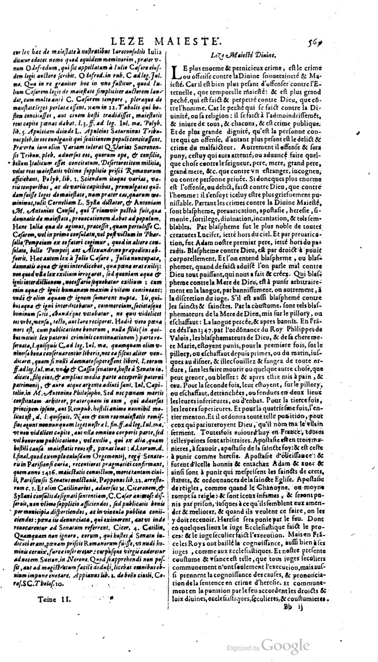 1629 - Veuve Nicolas Buon - Trésor du droit français (21754 T. 2) - BM Lyon