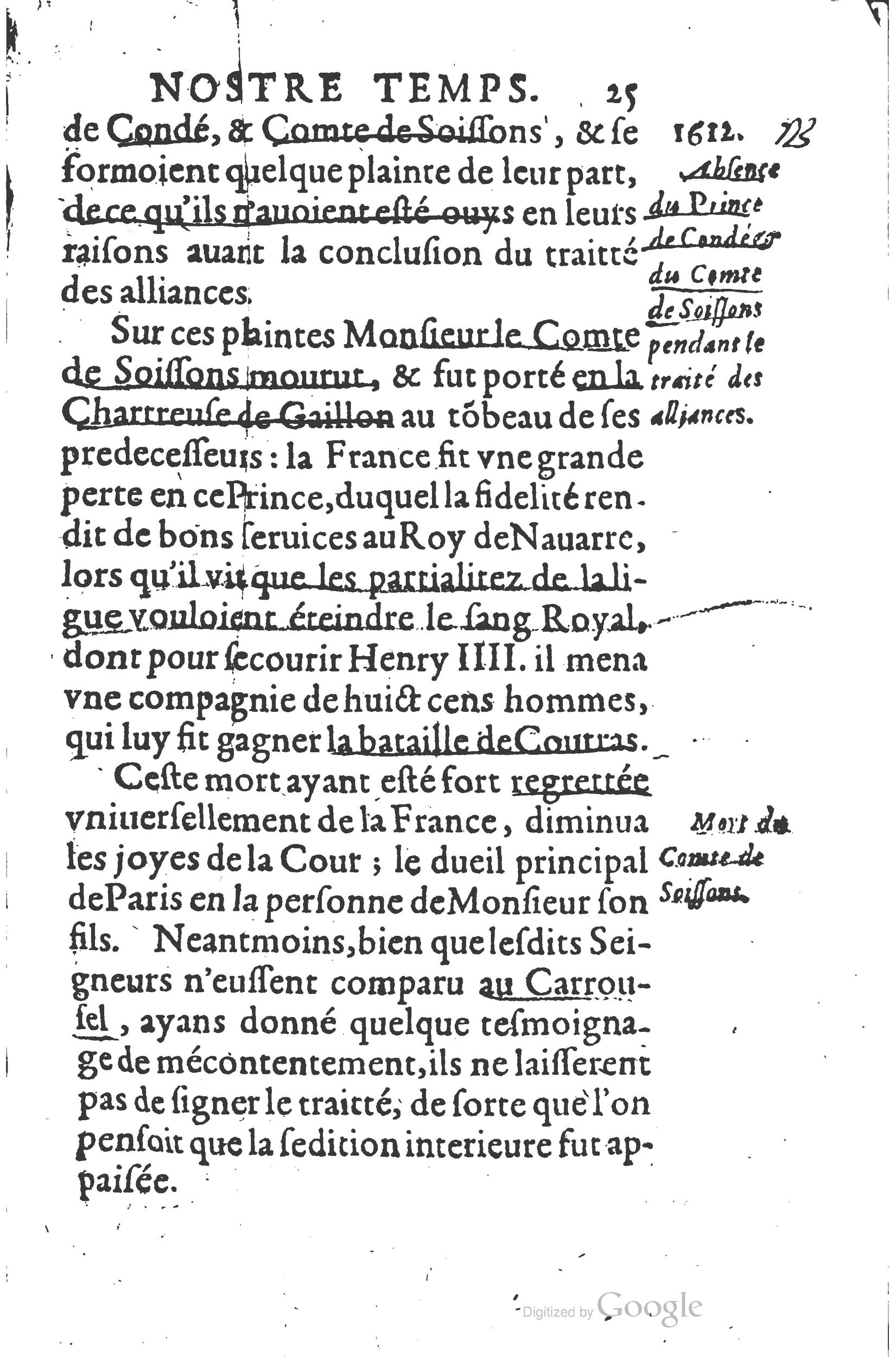 1626 - Joseph Bouillerot - Trésor de l’histoire générale de notre temps - BSB Munich