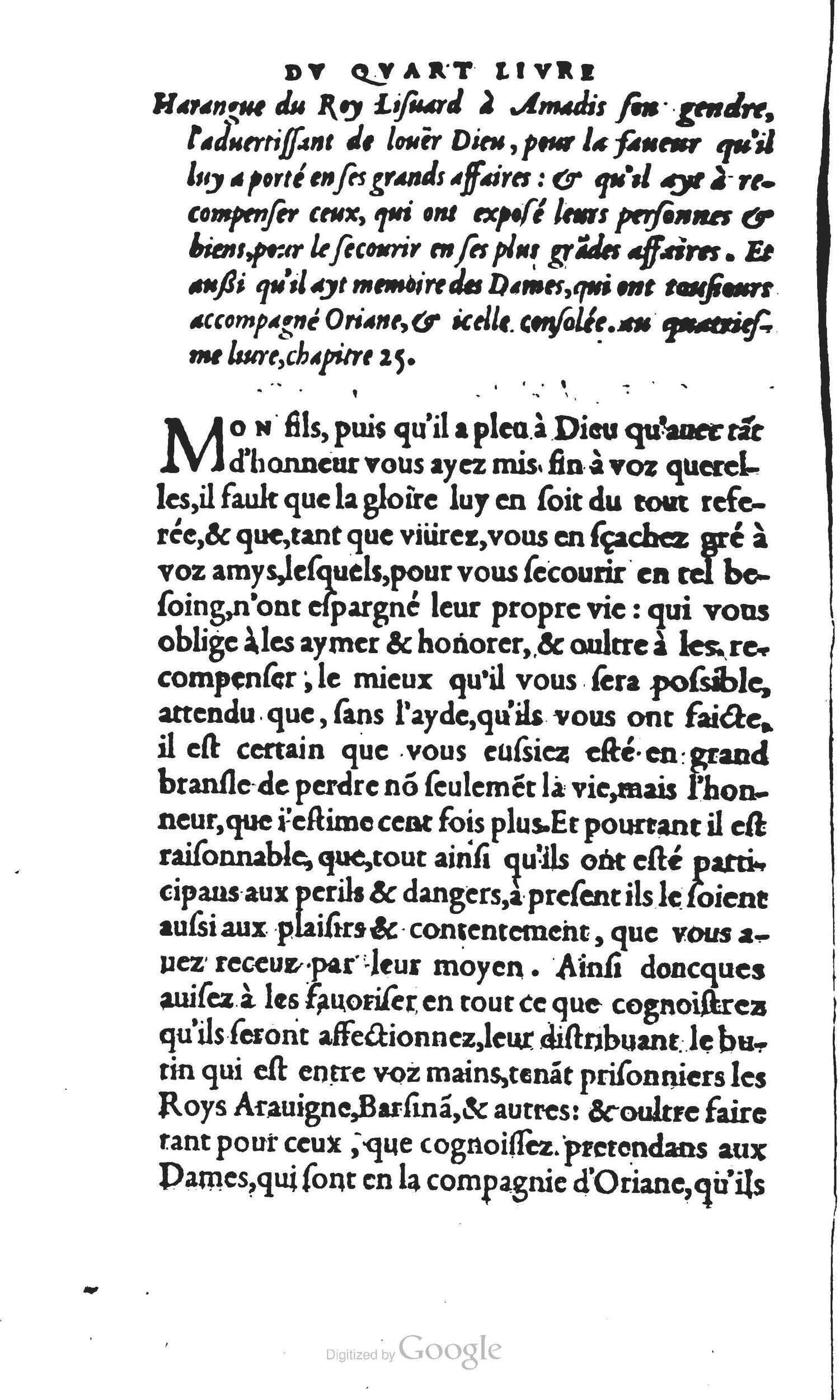 1560 - Vincent Sertenas et Gilles Robinot - Trésor des Amadis - British Library