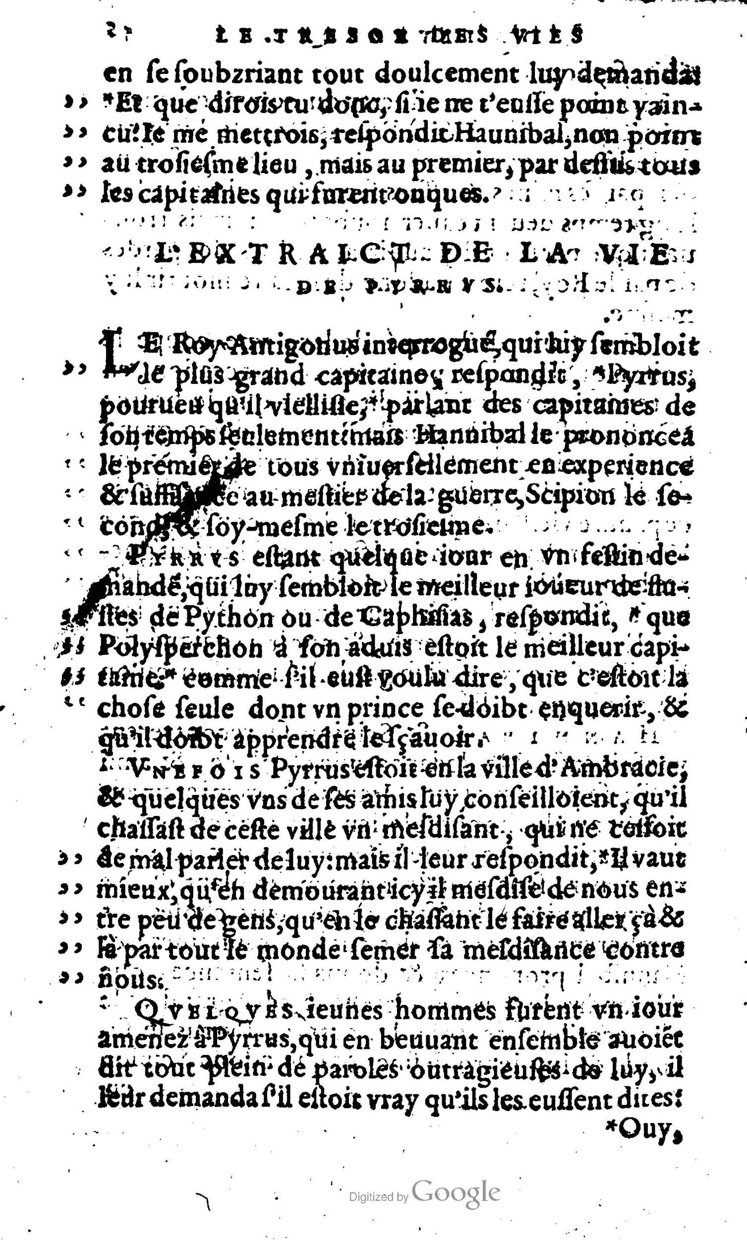 1568 - Willem Silvius - Trésor des vies de Plutarque - Anvers Plantin-Moretus