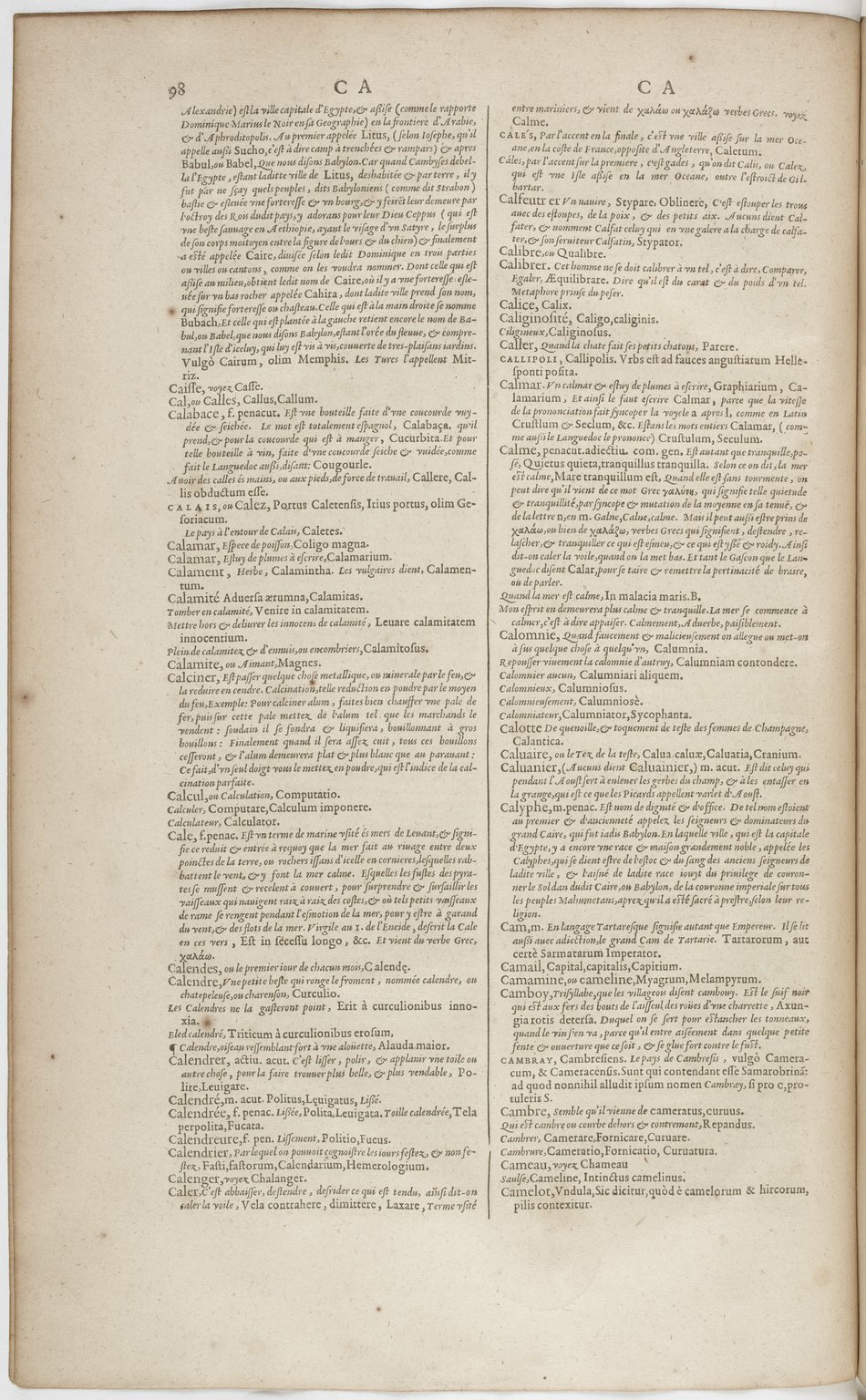 1606 - David Douceur - Trésor de la langue française - BnF 1606 - David Douceur - Trésor de la langue française - BnF